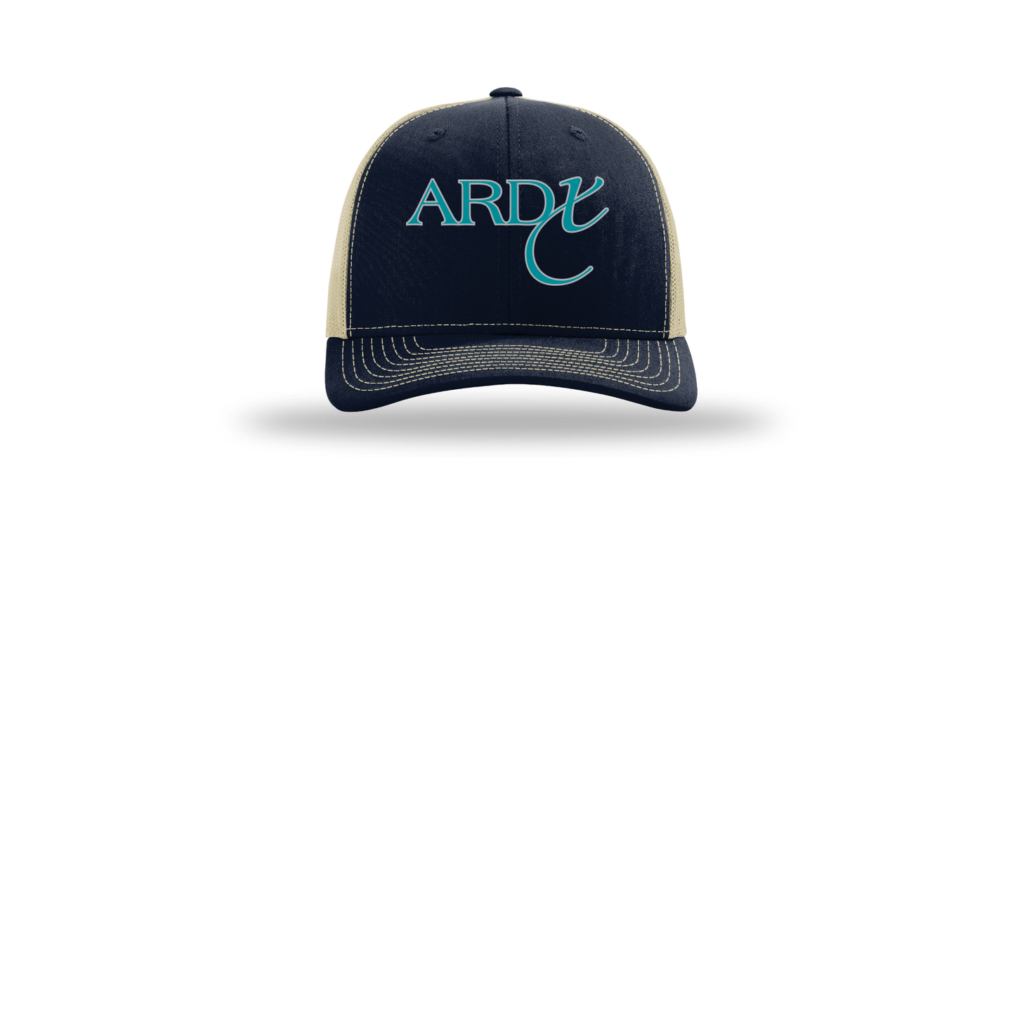 ardx-richardson-trucker-cap-embroidery-capfront-R112-navykhaki-flat-front