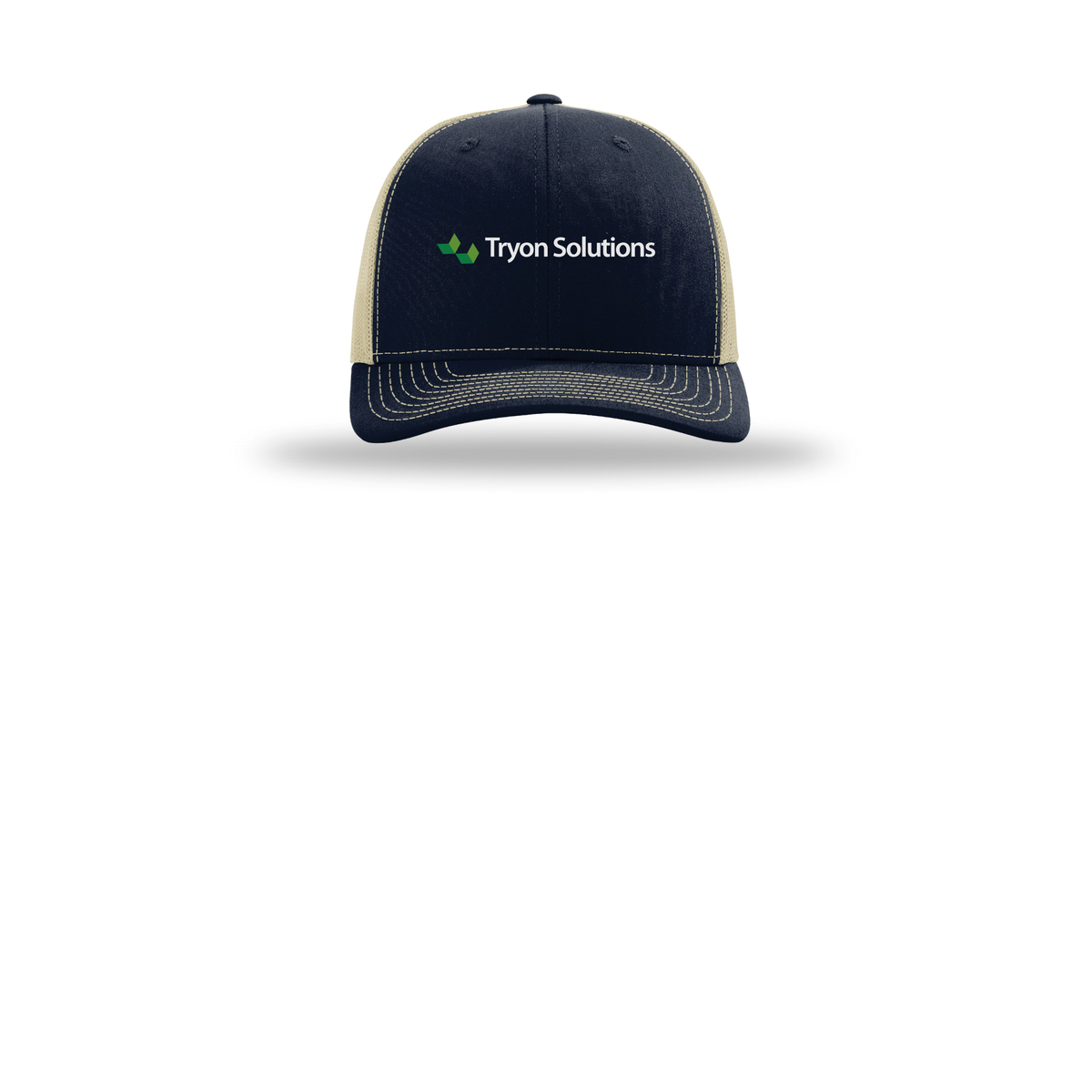 tryonsolutions-richardson-trucker-cap-embroidery-capfront-R112-navykhaki-flat-front