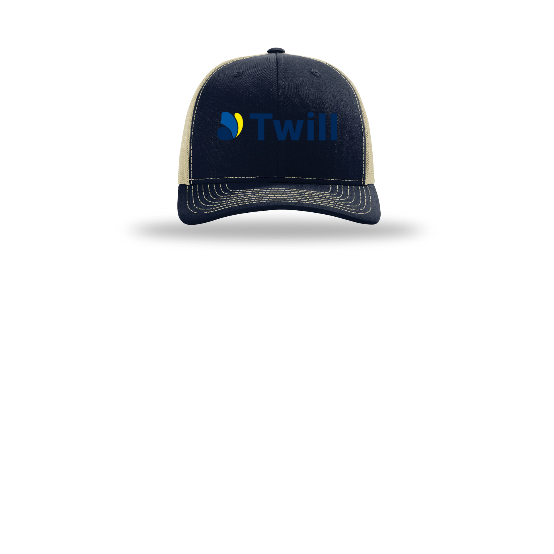 withtwill-richardson-trucker-cap-embroidery-capfront-R112-navykhaki-flat-front
