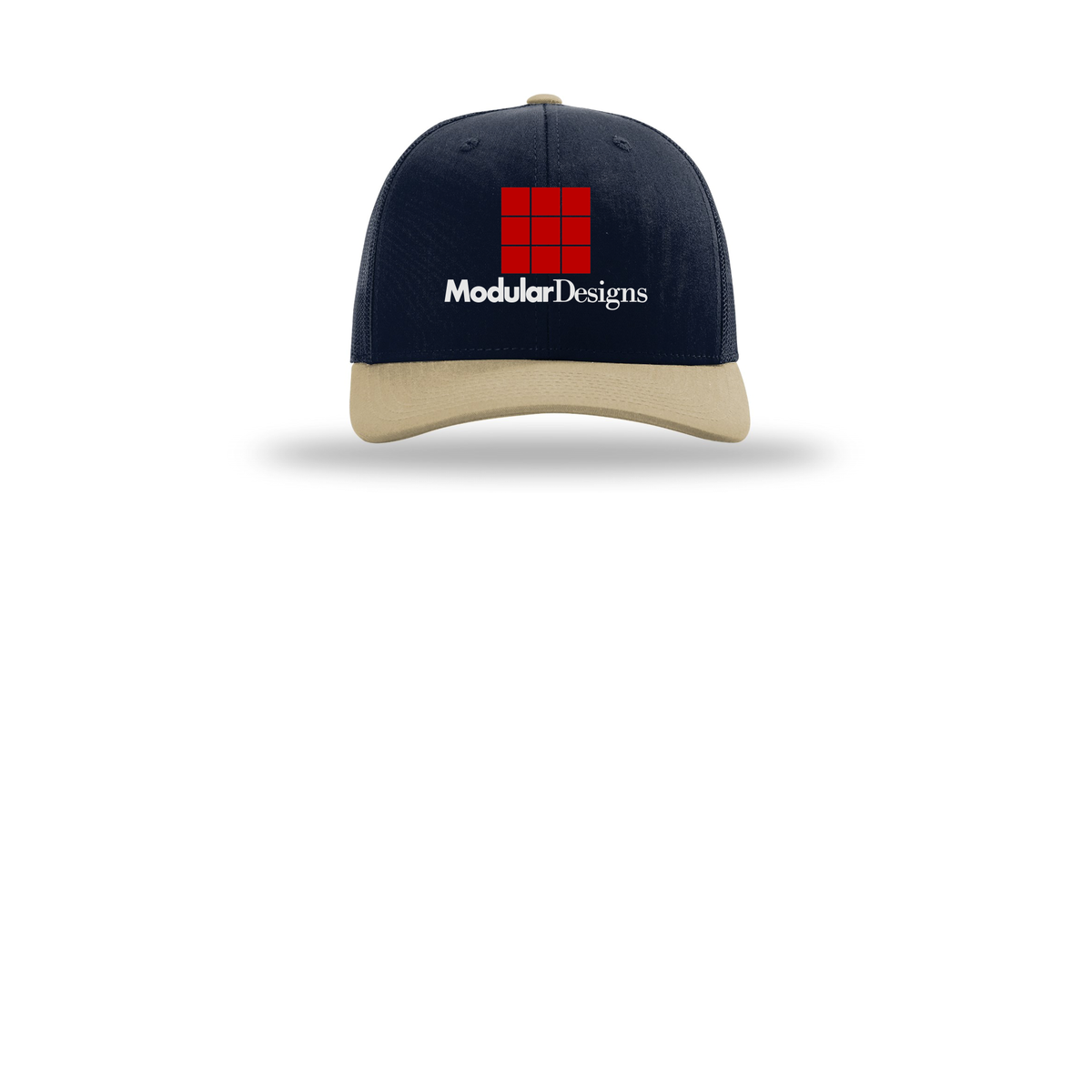 modulardesignsflooring-richardson-trucker-cap-embroidery-capfront-R112-navynavykhaki-flat-front
