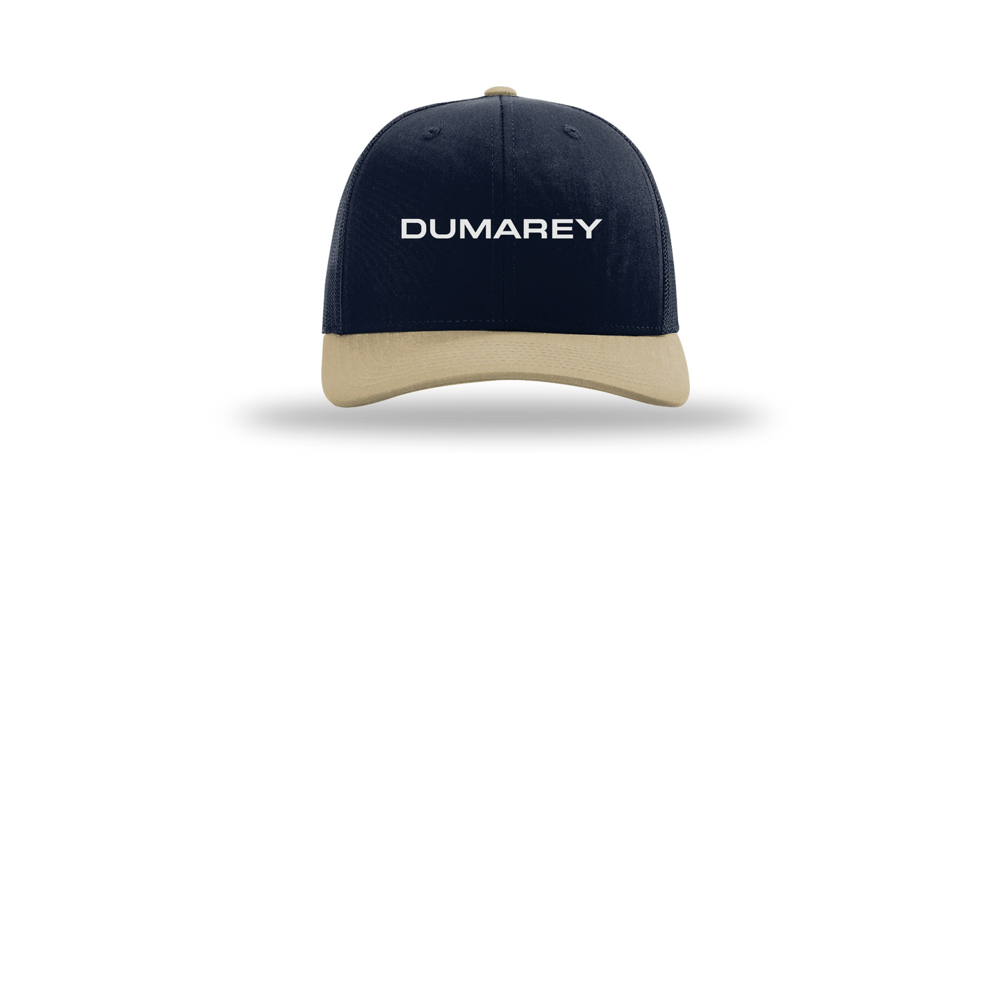 dumarey-richardson-trucker-cap-embroidery-capfront-R112-navynavykhaki-flat-front