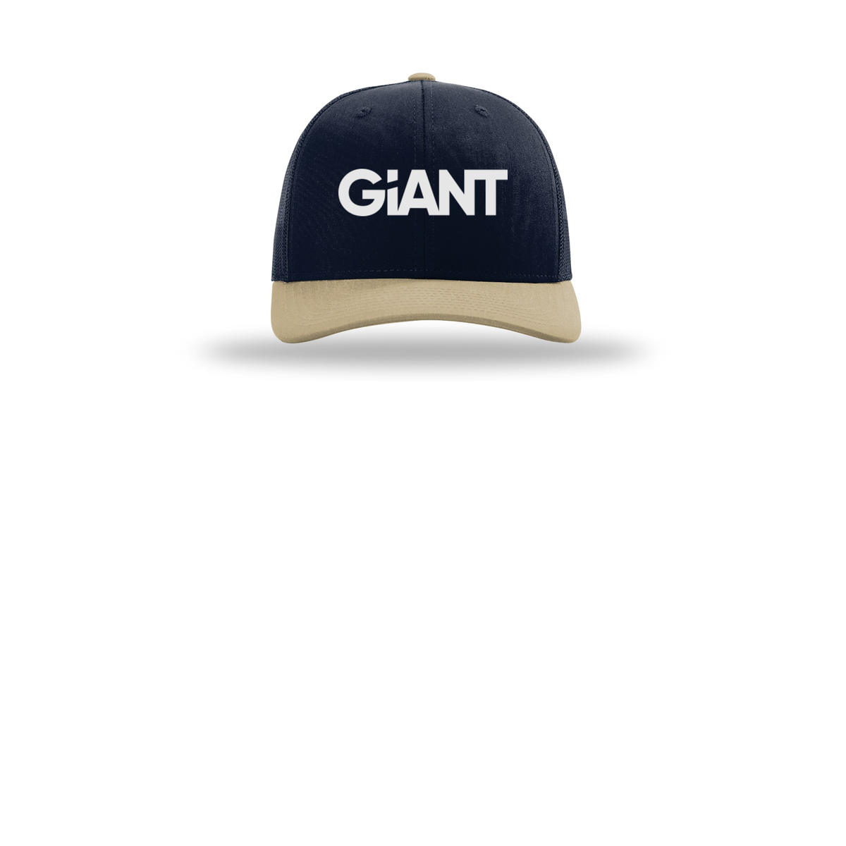 giantworldwide-richardson-trucker-cap-embroidery-capfront-R112-navynavykhaki-flat-front