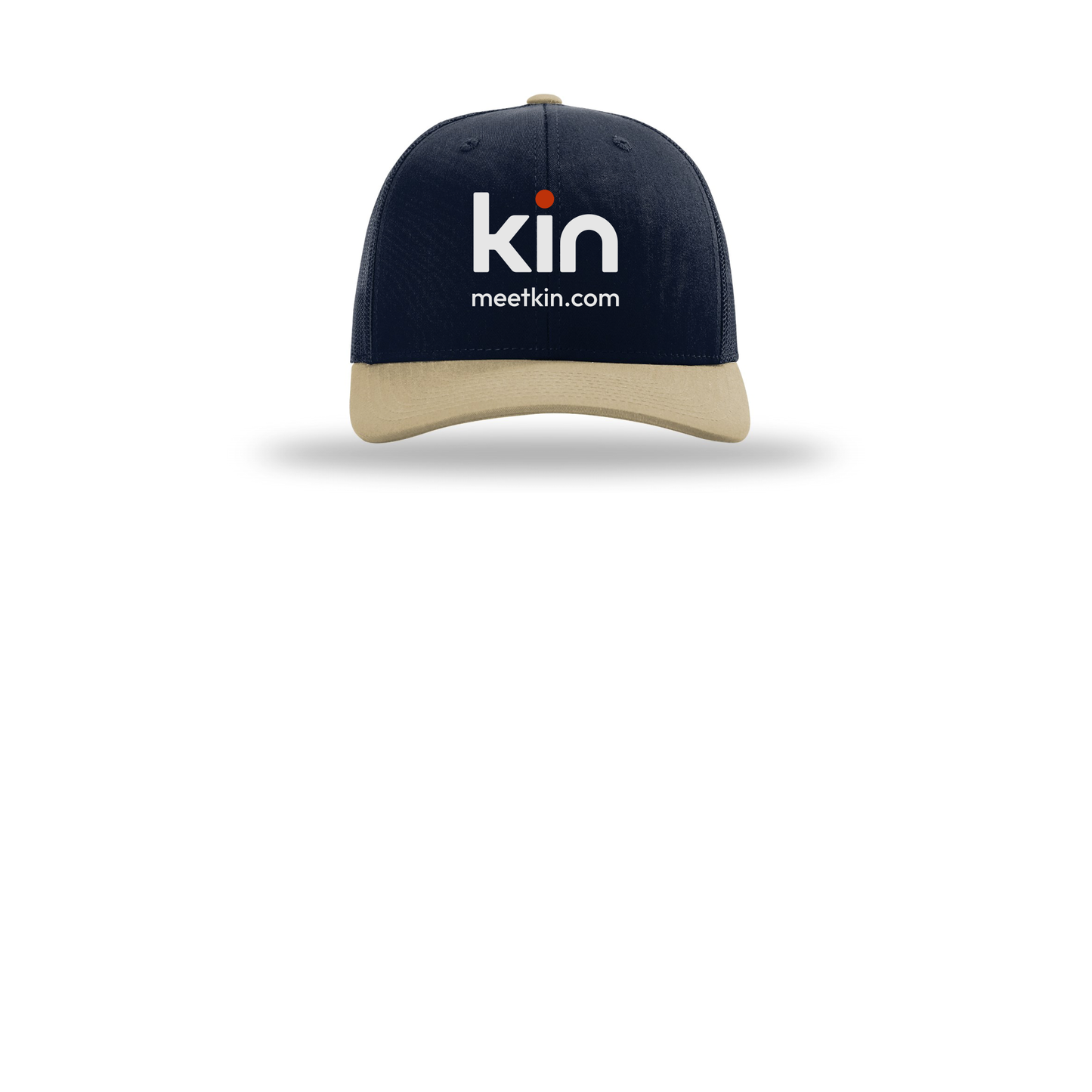 kin-richardson-trucker-cap-embroidery-capfront-R112-navynavykhaki-flat-front