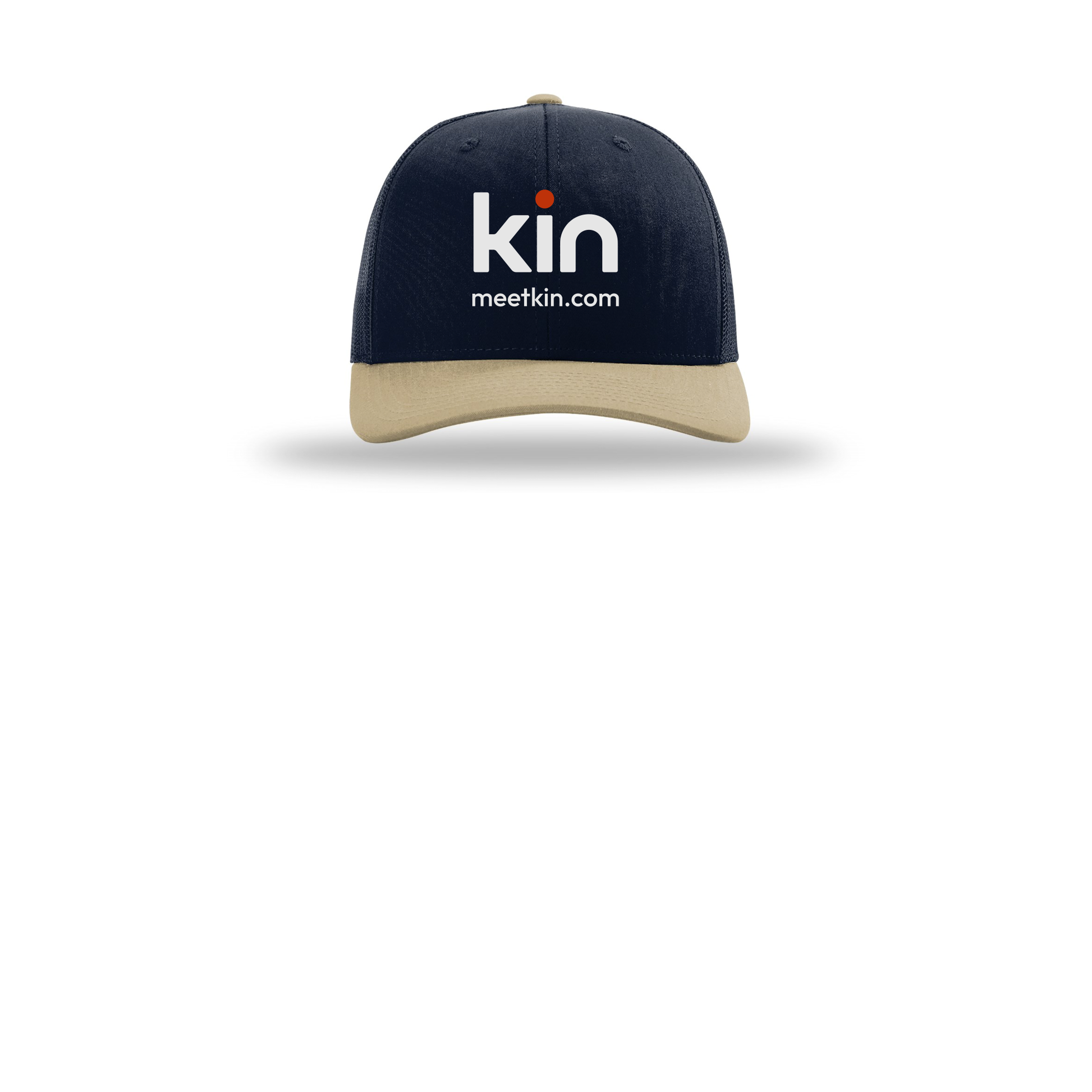 kin-richardson-trucker-cap-embroidery-capfront-R112-navynavykhaki-flat-front