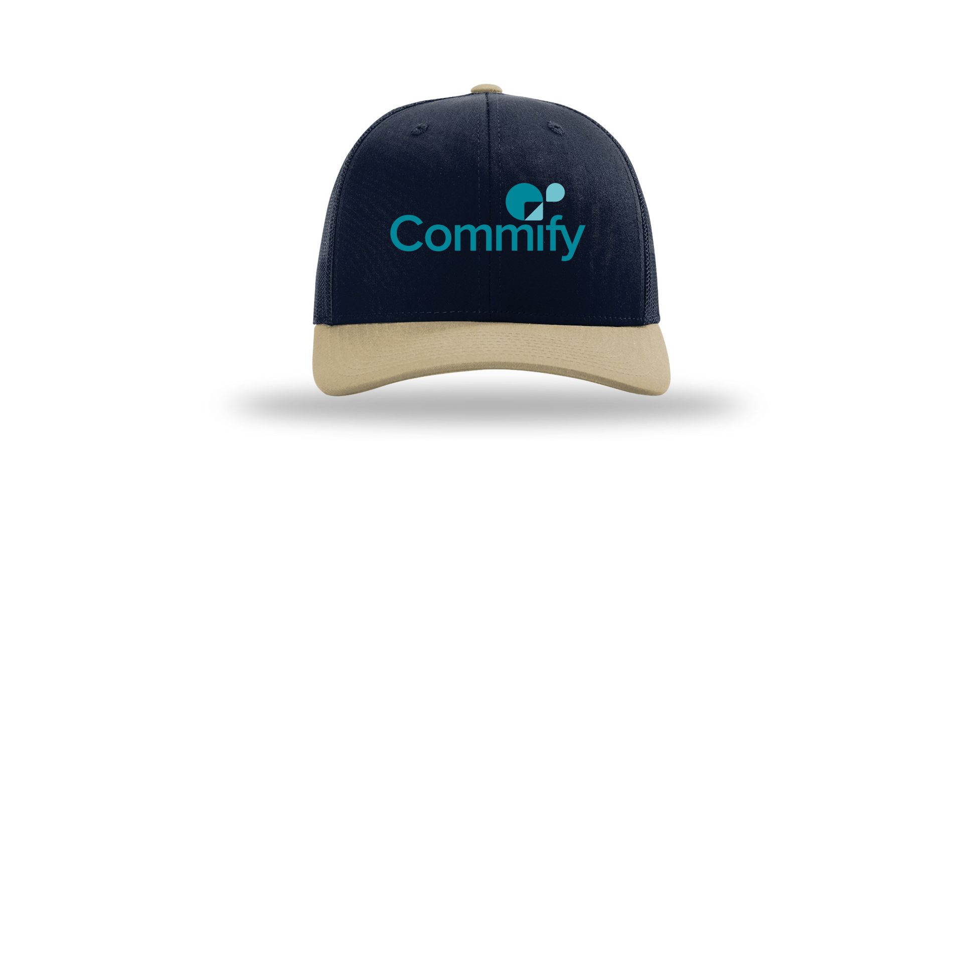 commify-richardson-trucker-cap-embroidery-capfront-R112-navynavykhaki-flat-front