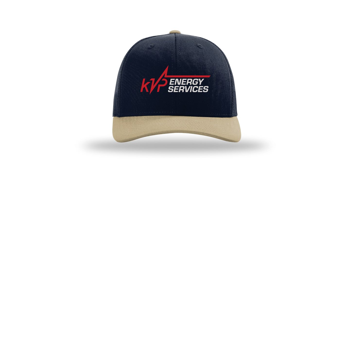 kvpenergy-richardson-trucker-cap-embroidery-capfront-R112-navynavykhaki-flat-front
