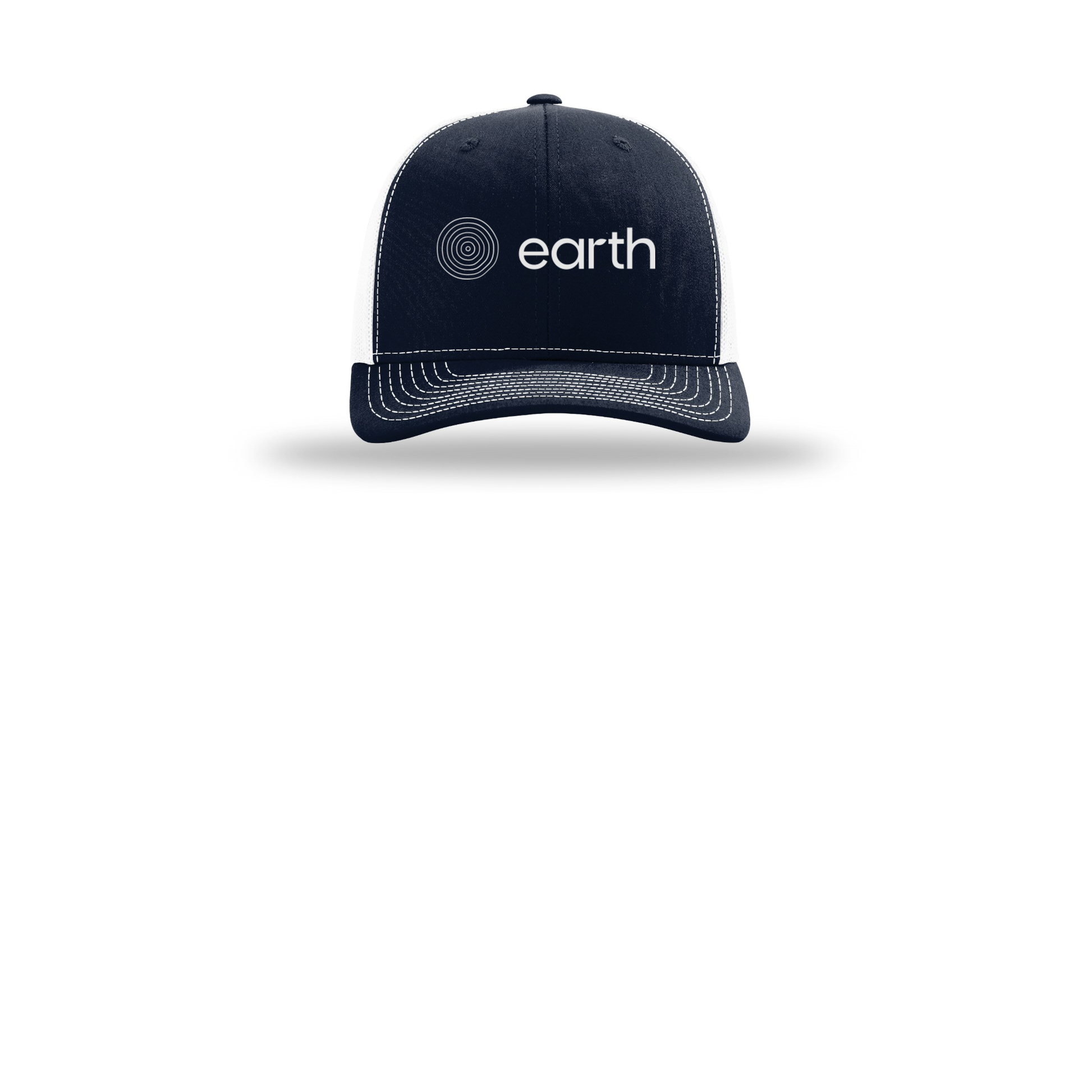 earthfuneral-richardson-trucker-cap-embroidery-capfront-R112-navywhite-flat-front