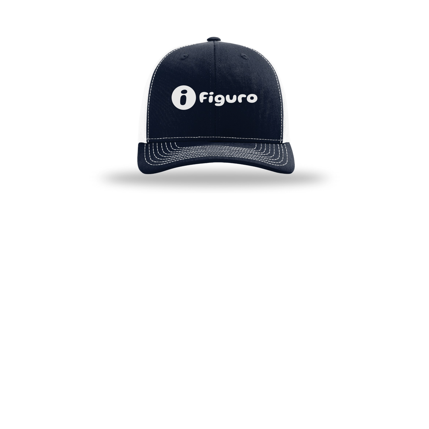 getfiguro-richardson-trucker-cap-embroidery-capfront-R112-navywhite-flat-front