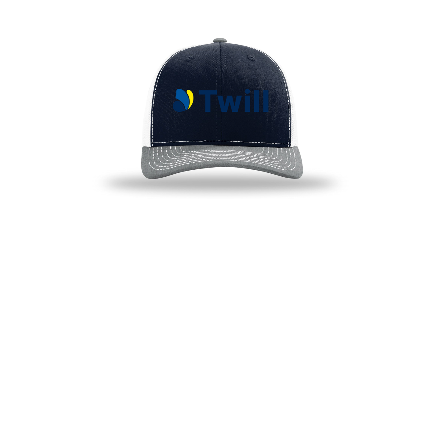 withtwill-richardson-trucker-cap-embroidery-capfront-R112-navywhiteheathergrey-flat-front