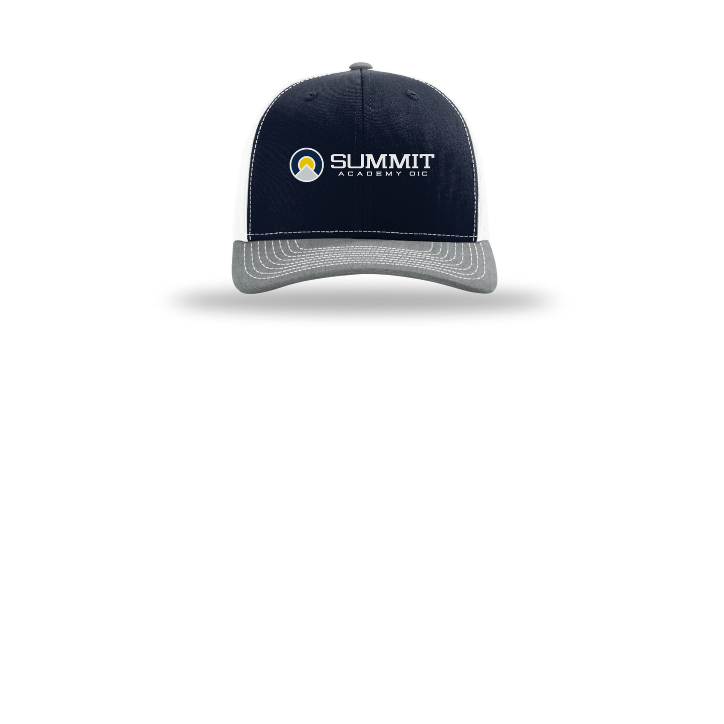 saoic-richardson-trucker-cap-embroidery-capfront-R112-navywhiteheathergrey-flat-front