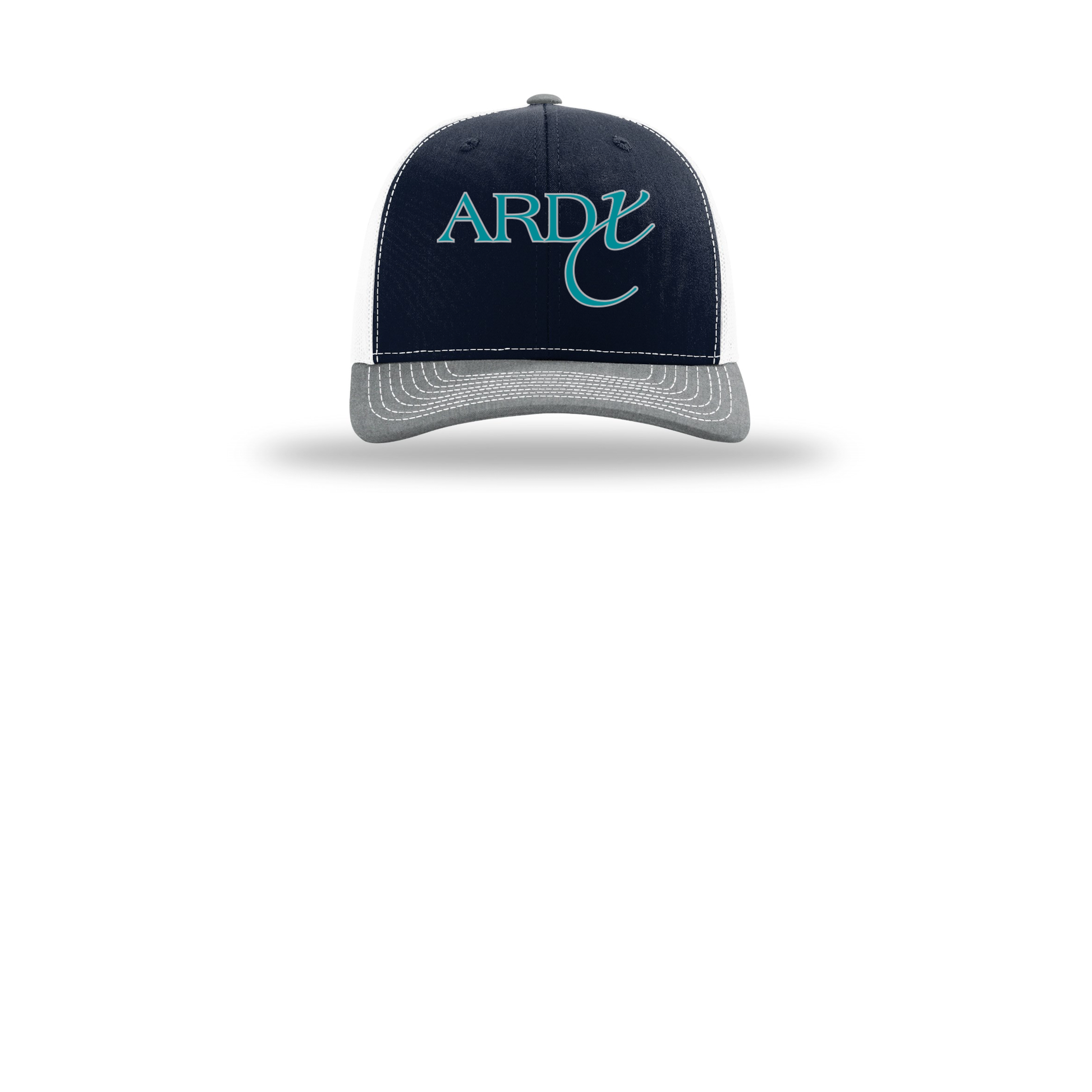 ardx-richardson-trucker-cap-embroidery-capfront-R112-navywhiteheathergrey-flat-front