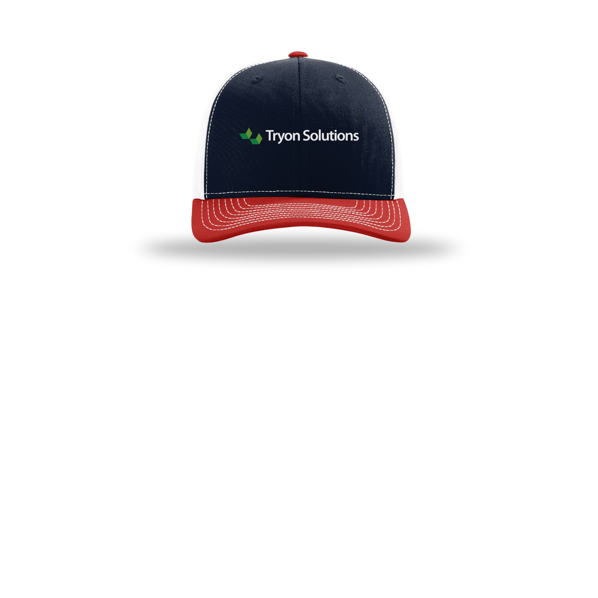 tryonsolutions-richardson-trucker-cap-embroidery-capfront-R112-navywhitered-flat-front