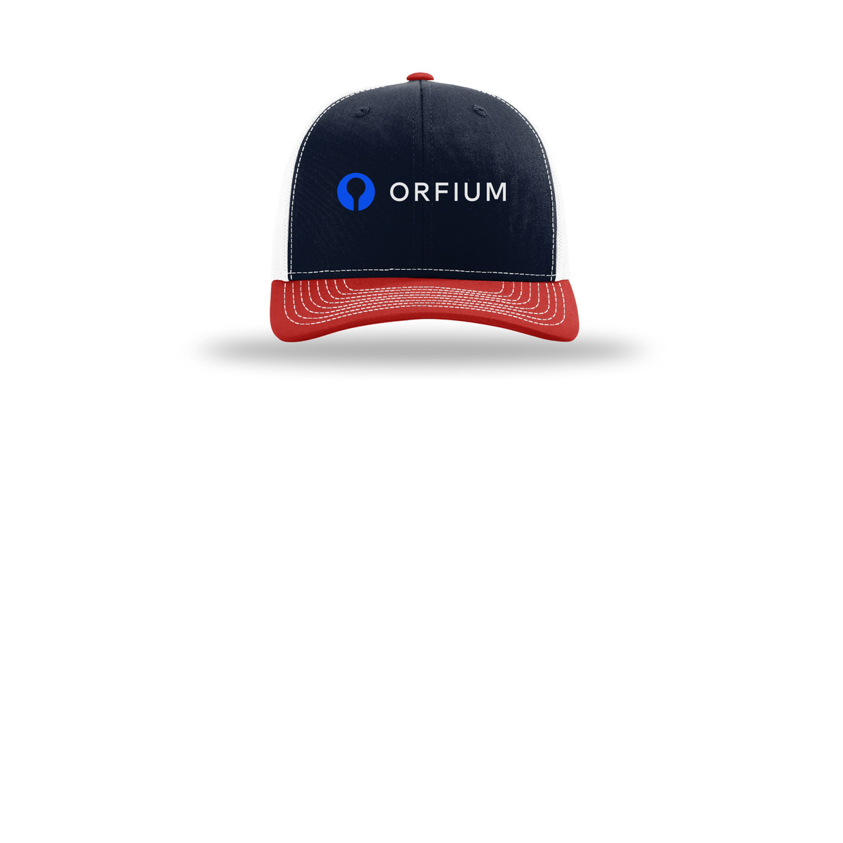 orfium-richardson-trucker-cap-embroidery-capfront-R112-navywhitered-flat-front