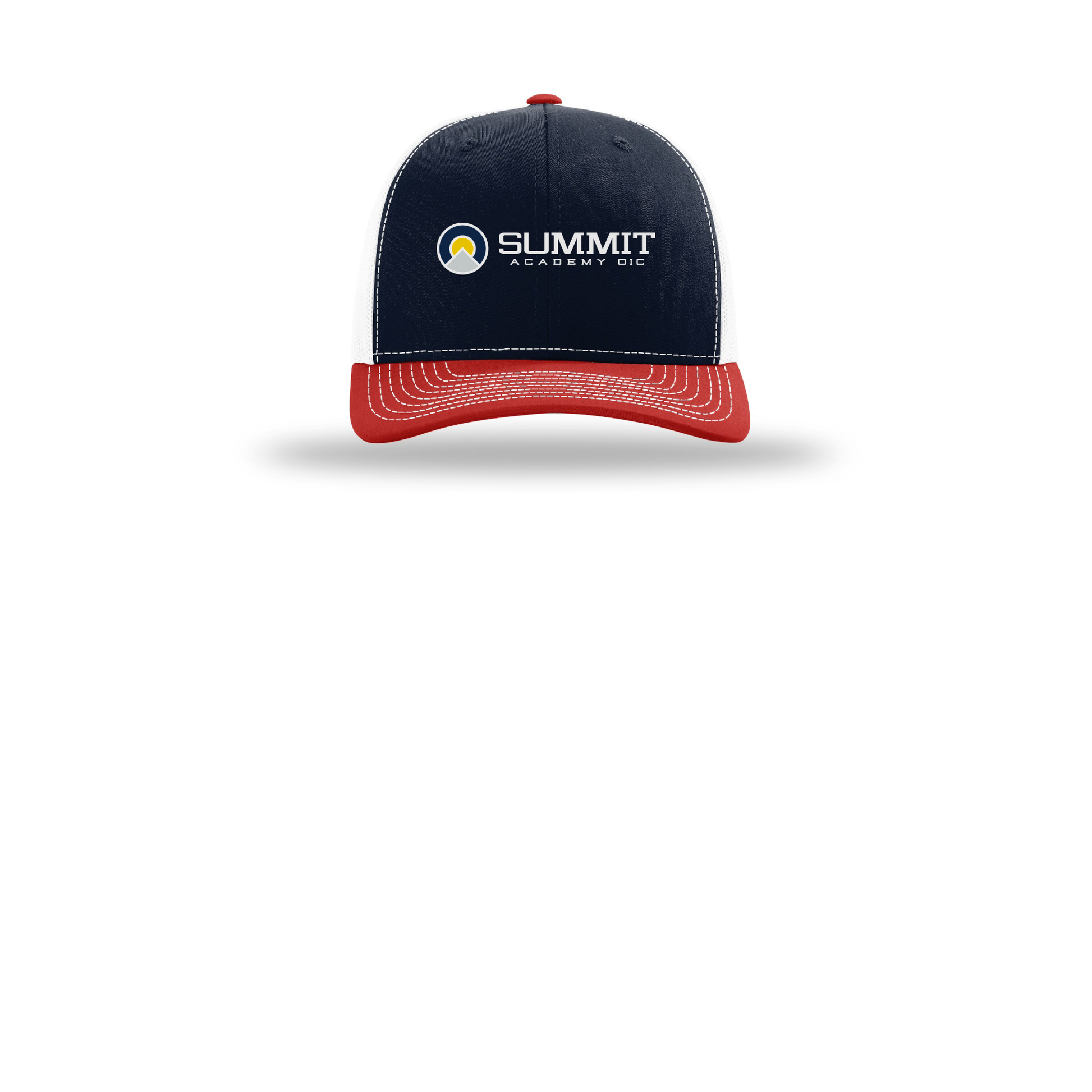 saoic-richardson-trucker-cap-embroidery-capfront-R112-navywhitered-flat-front