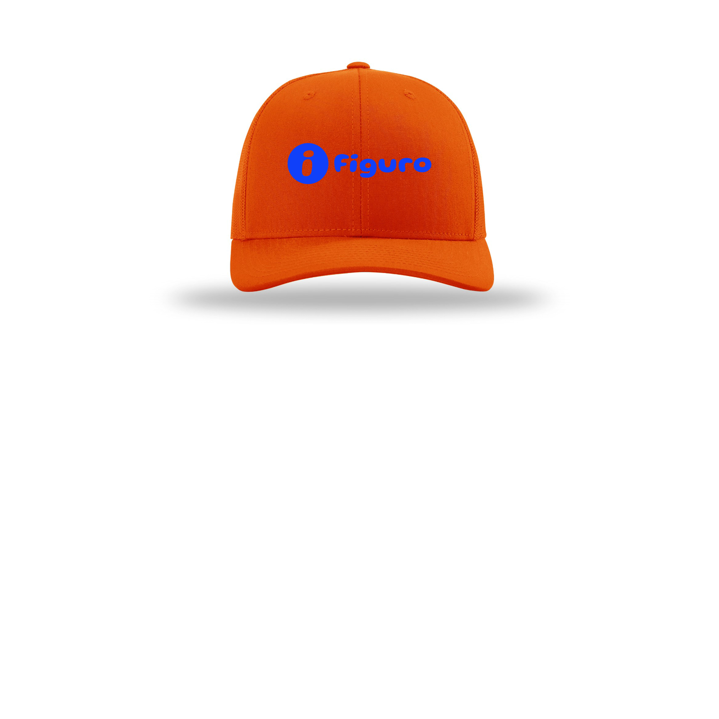 getfiguro-richardson-trucker-cap-embroidery-capfront-R112-orange-flat-front