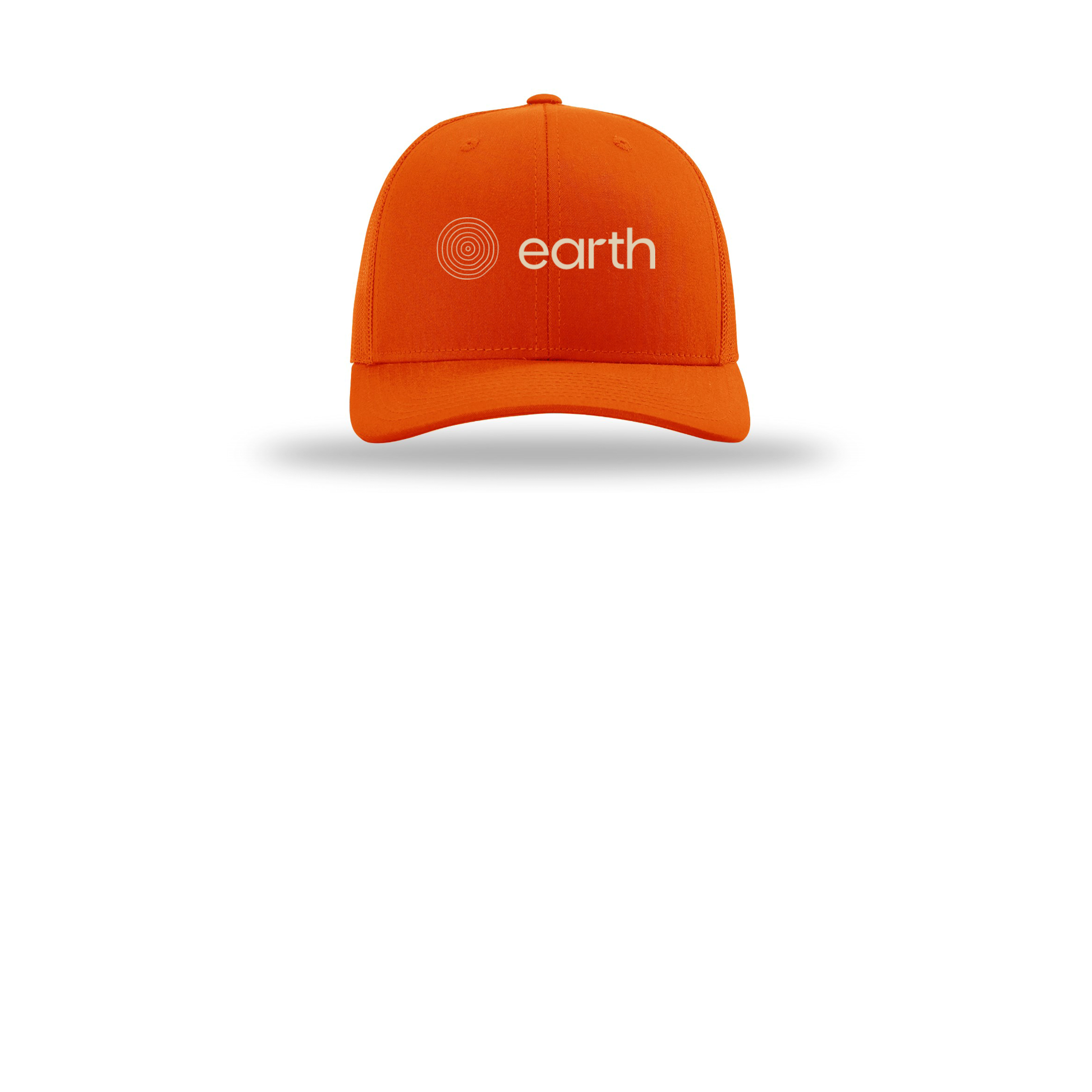 earthfuneral-richardson-trucker-cap-embroidery-capfront-R112-orange-flat-front