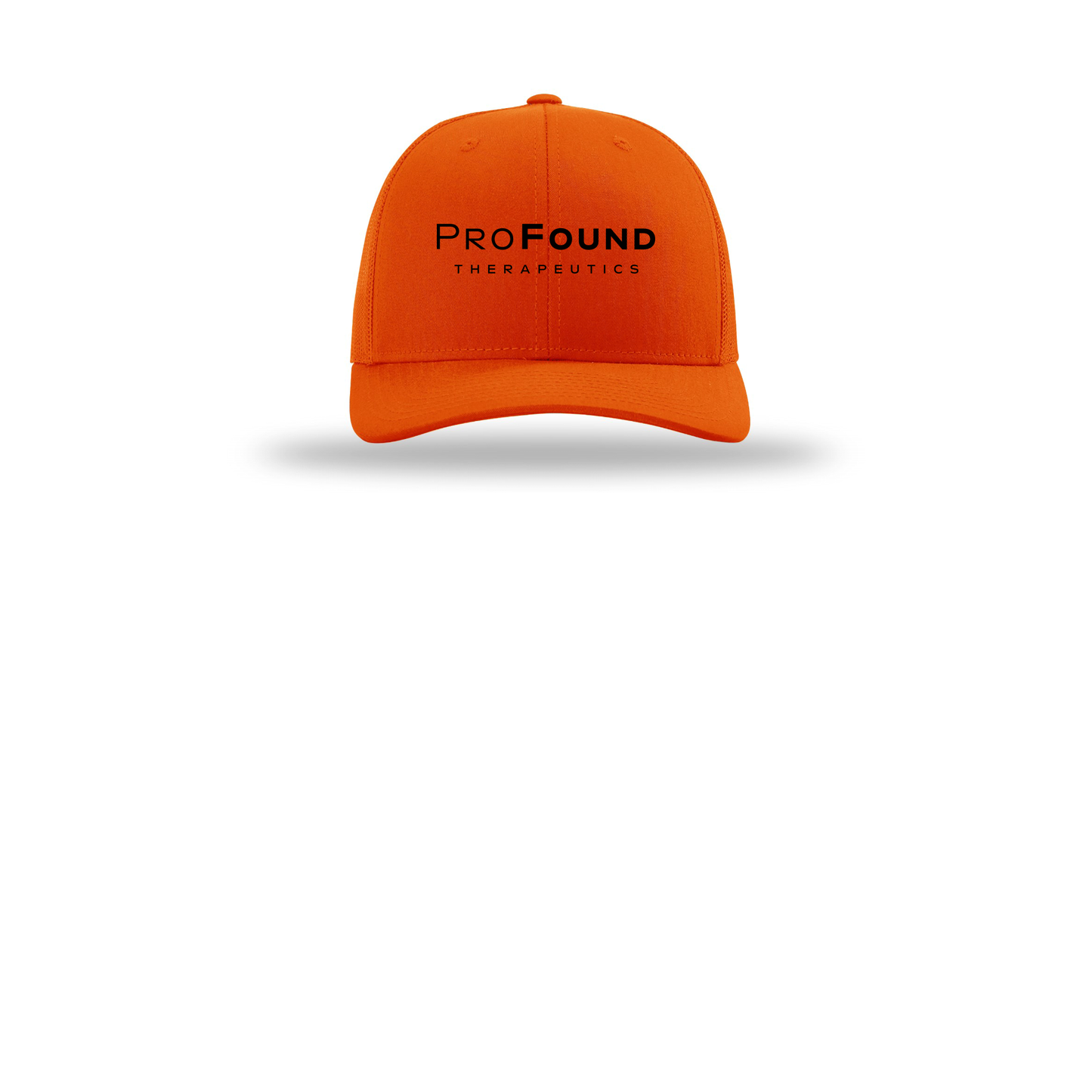 profoundtx-richardson-trucker-cap-embroidery-capfront-R112-orange-flat-front