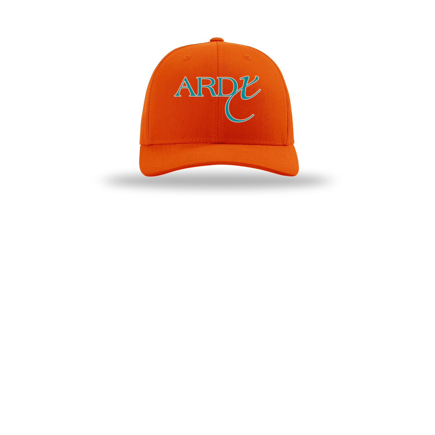 ardx-richardson-trucker-cap-embroidery-capfront-R112-orange-flat-front