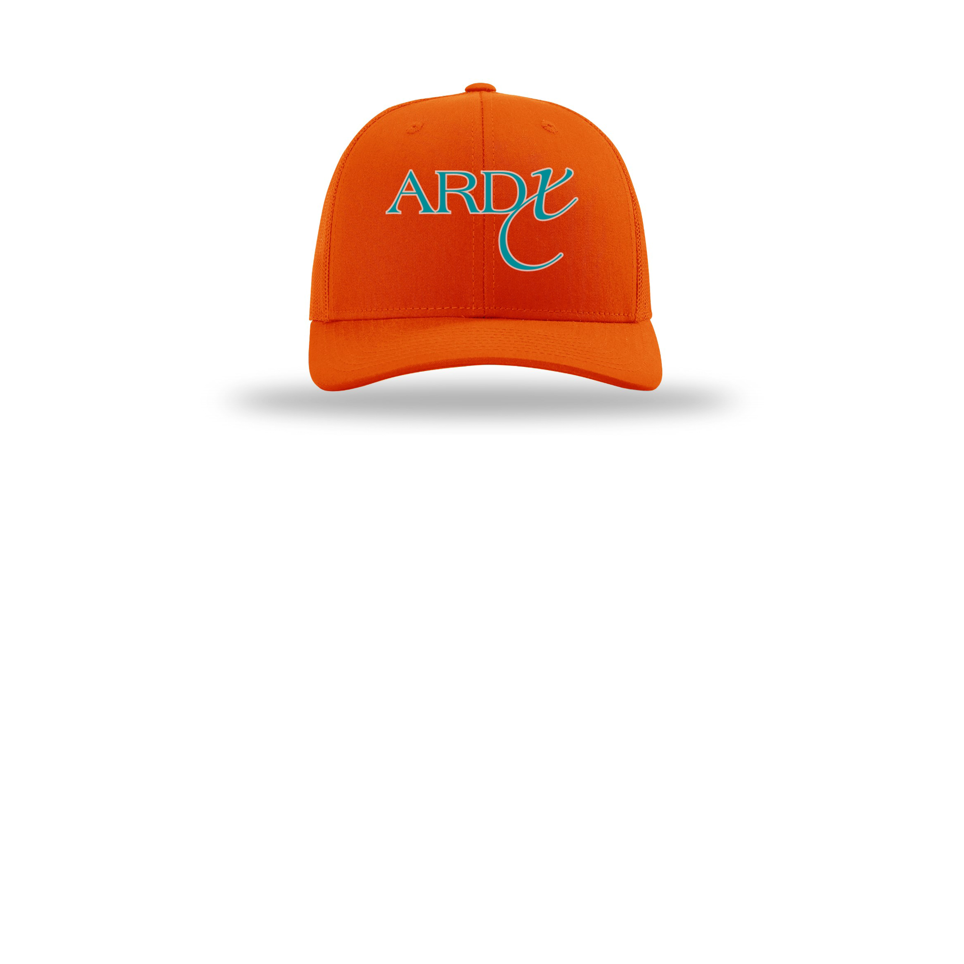 ardx-richardson-trucker-cap-embroidery-capfront-R112-orange-flat-front