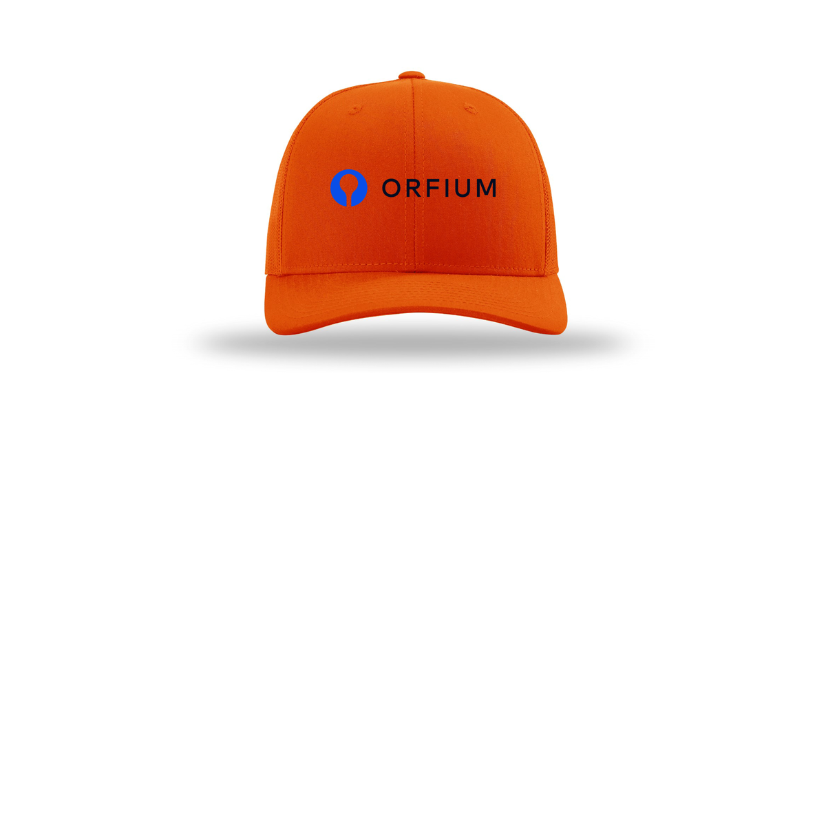 orfium-richardson-trucker-cap-embroidery-capfront-R112-orange-flat-front