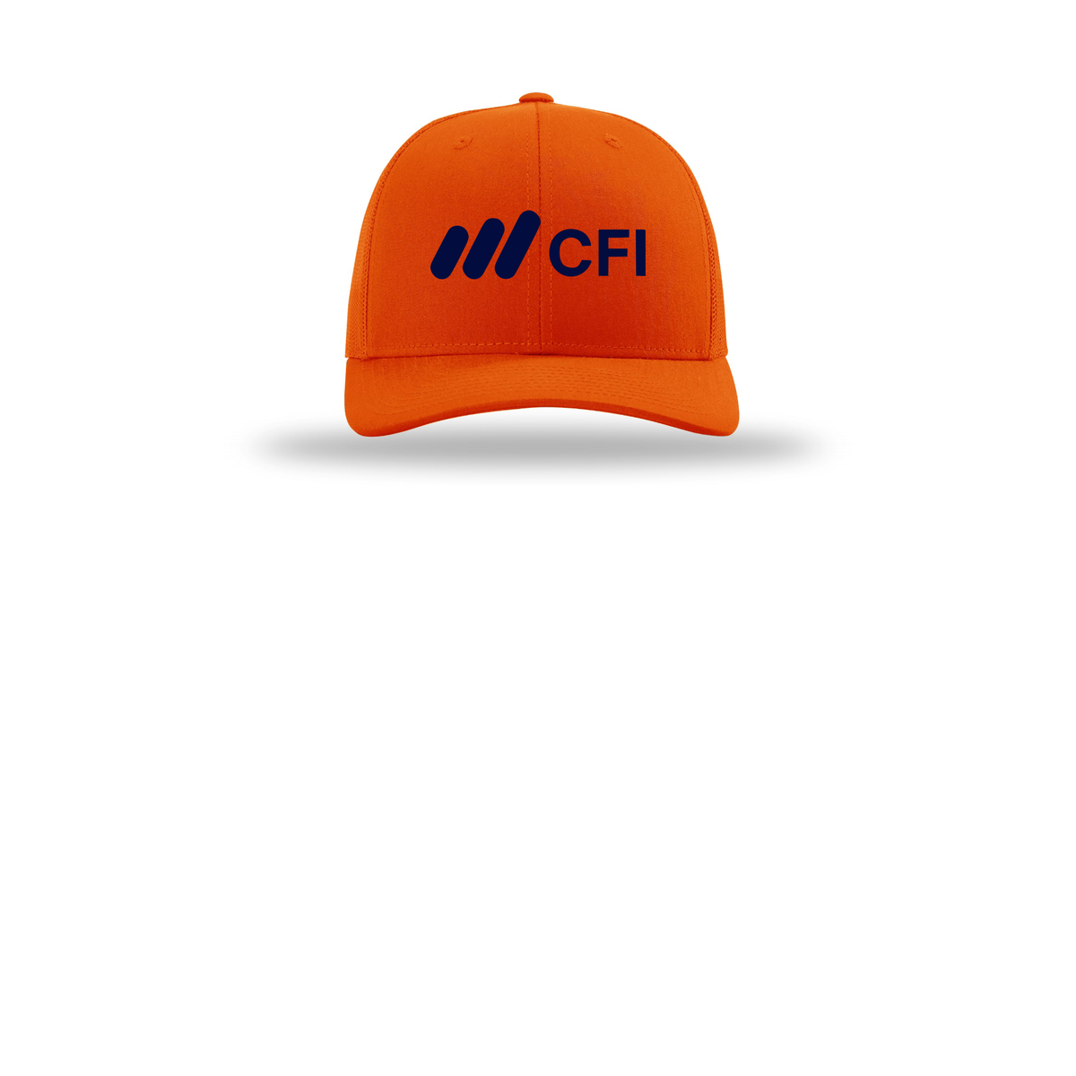 corporatefinanceinstitute-richardson-trucker-cap-embroidery-capfront-R112-orange-flat-front