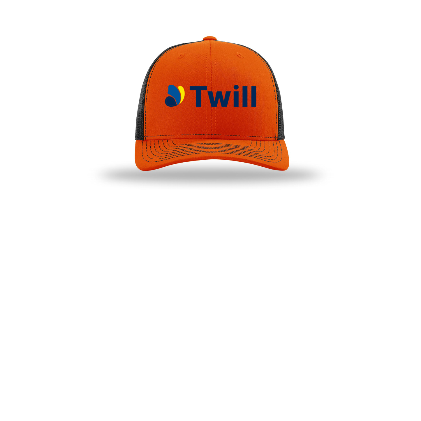 withtwill-richardson-trucker-cap-embroidery-capfront-R112-orangeblack-flat-front