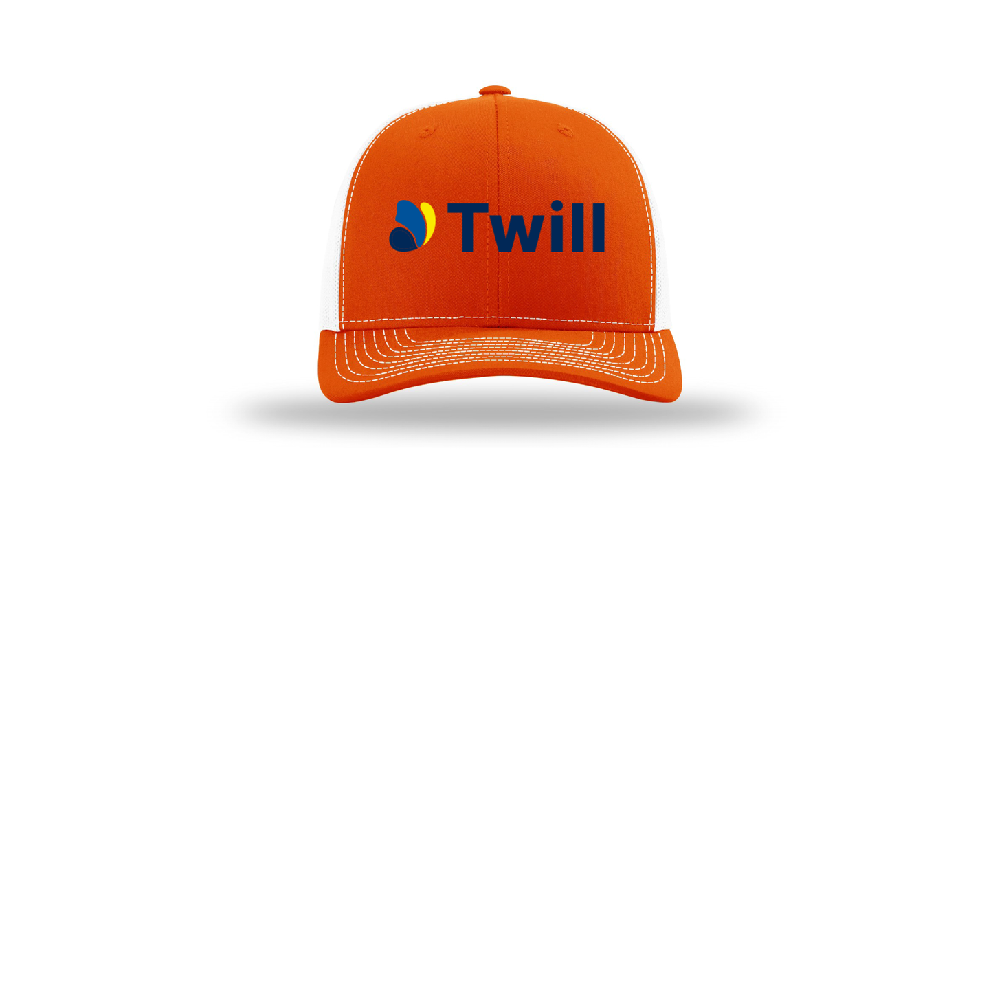 withtwill-richardson-trucker-cap-embroidery-capfront-R112-orangewhite-flat-front