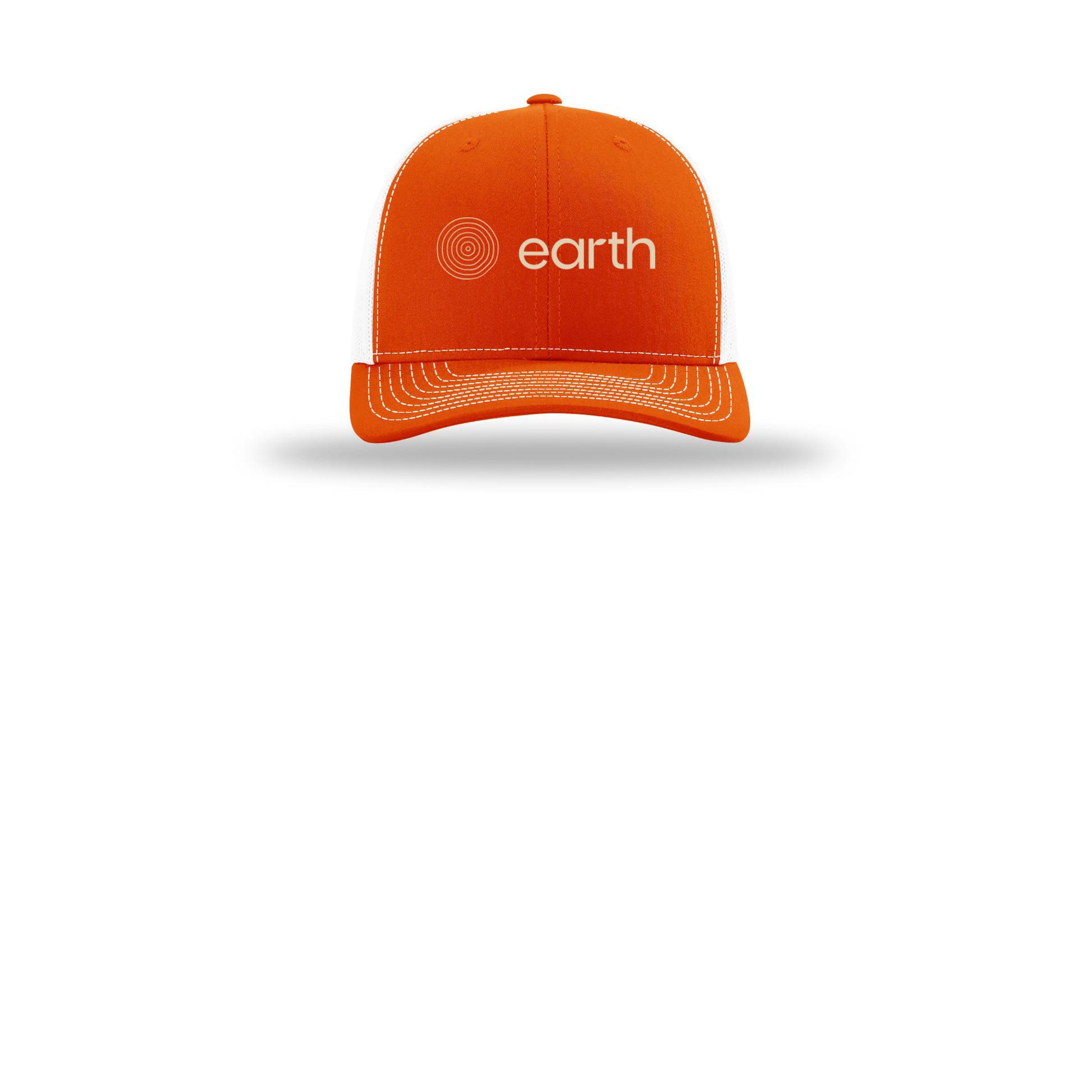 earthfuneral-richardson-trucker-cap-embroidery-capfront-R112-orangewhite-flat-front
