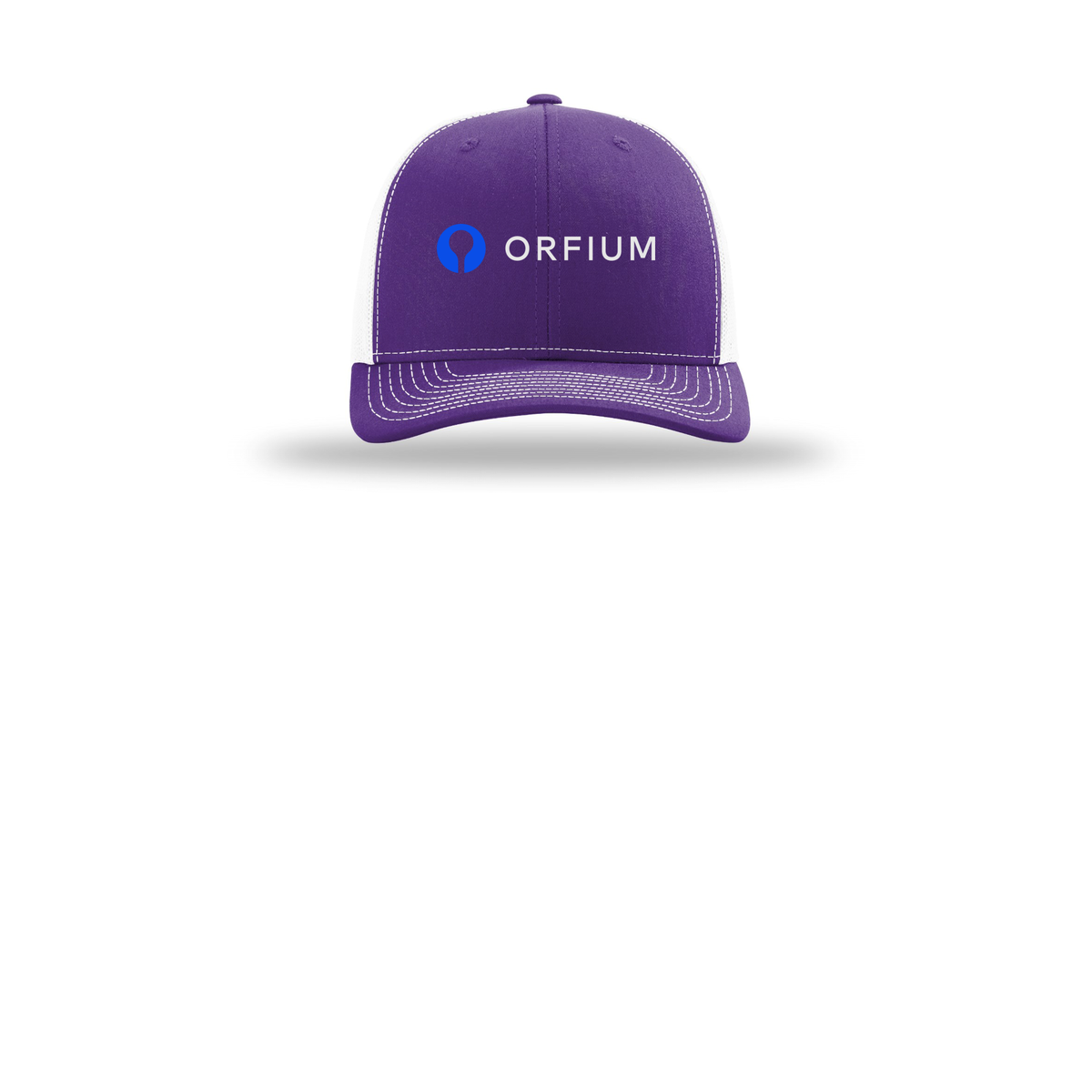 orfium-richardson-trucker-cap-embroidery-capfront-R112-purplewhite-flat-front