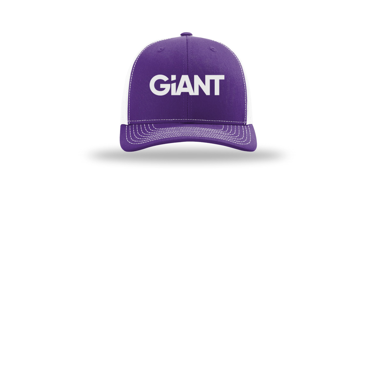 giantworldwide-richardson-trucker-cap-embroidery-capfront-R112-purplewhite-flat-front