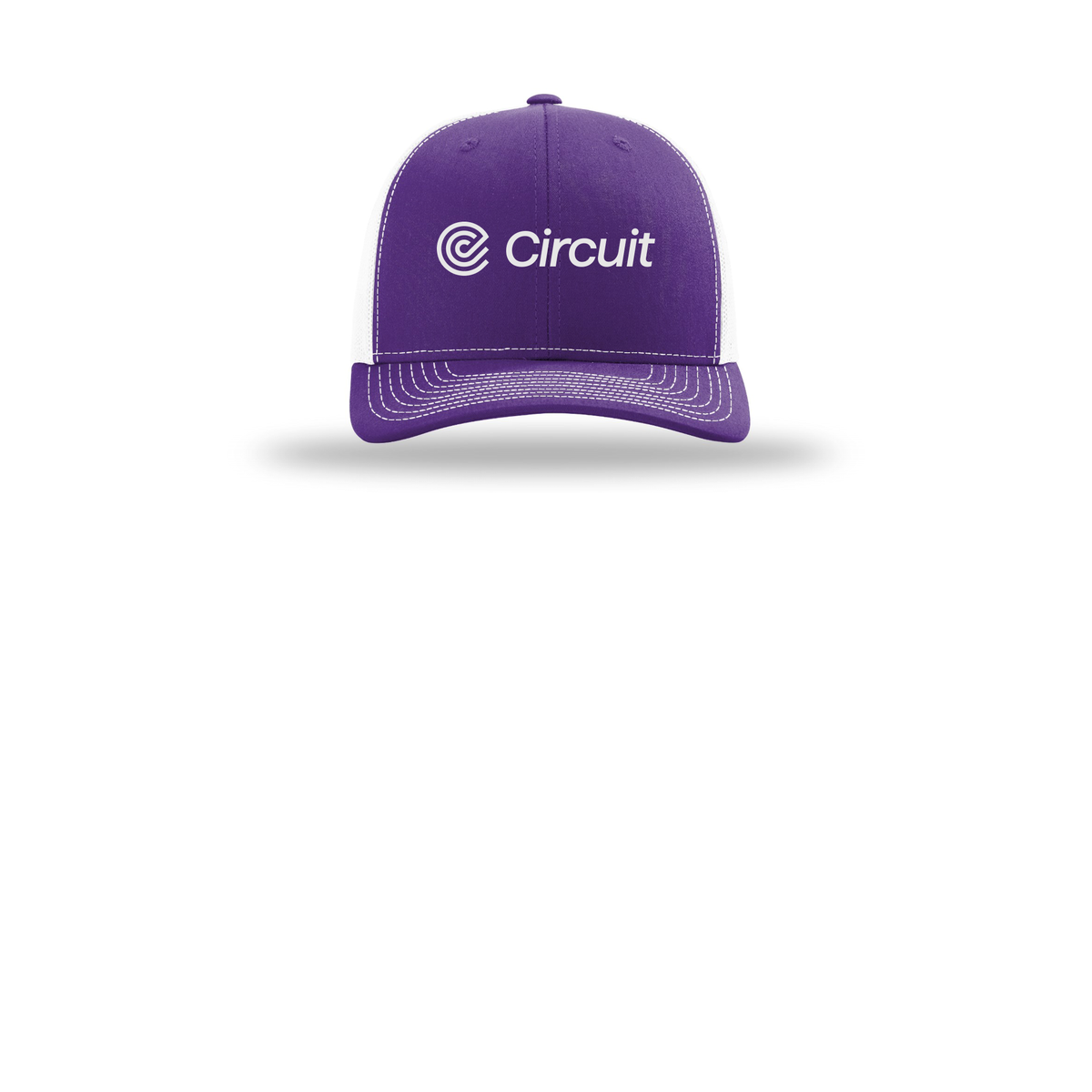 ridecircuit-richardson-trucker-cap-embroidery-capfront-R112-purplewhite-flat-front