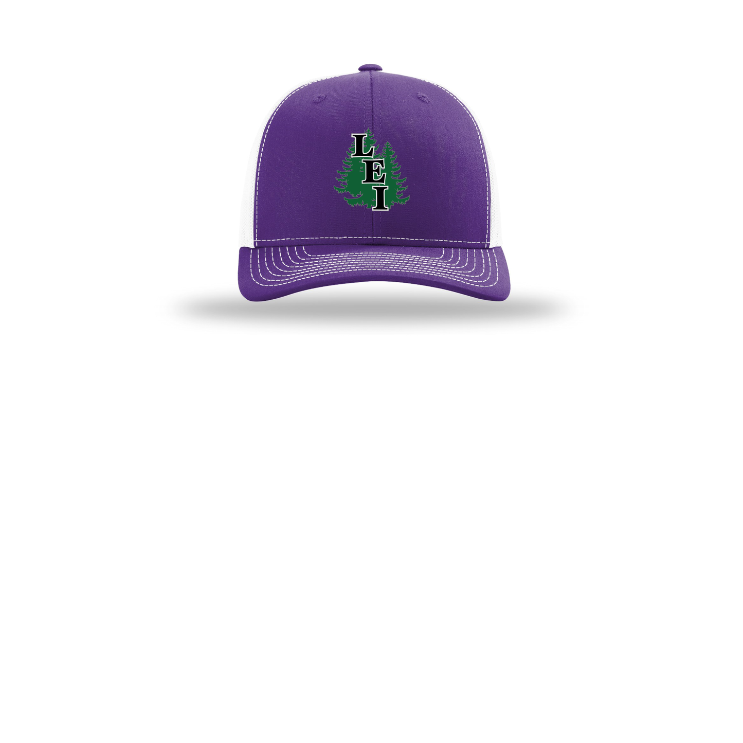 leisite-richardson-trucker-cap-embroidery-capfront-R112-purplewhite-flat-front