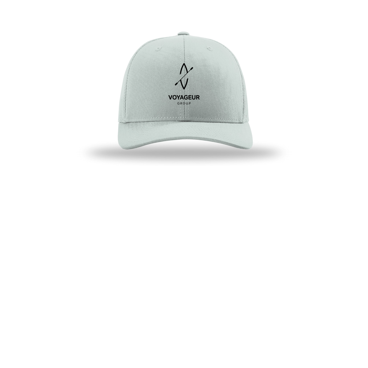 voyageurgroup-richardson-trucker-cap-embroidery-capfront-R112-quarry-flat-front