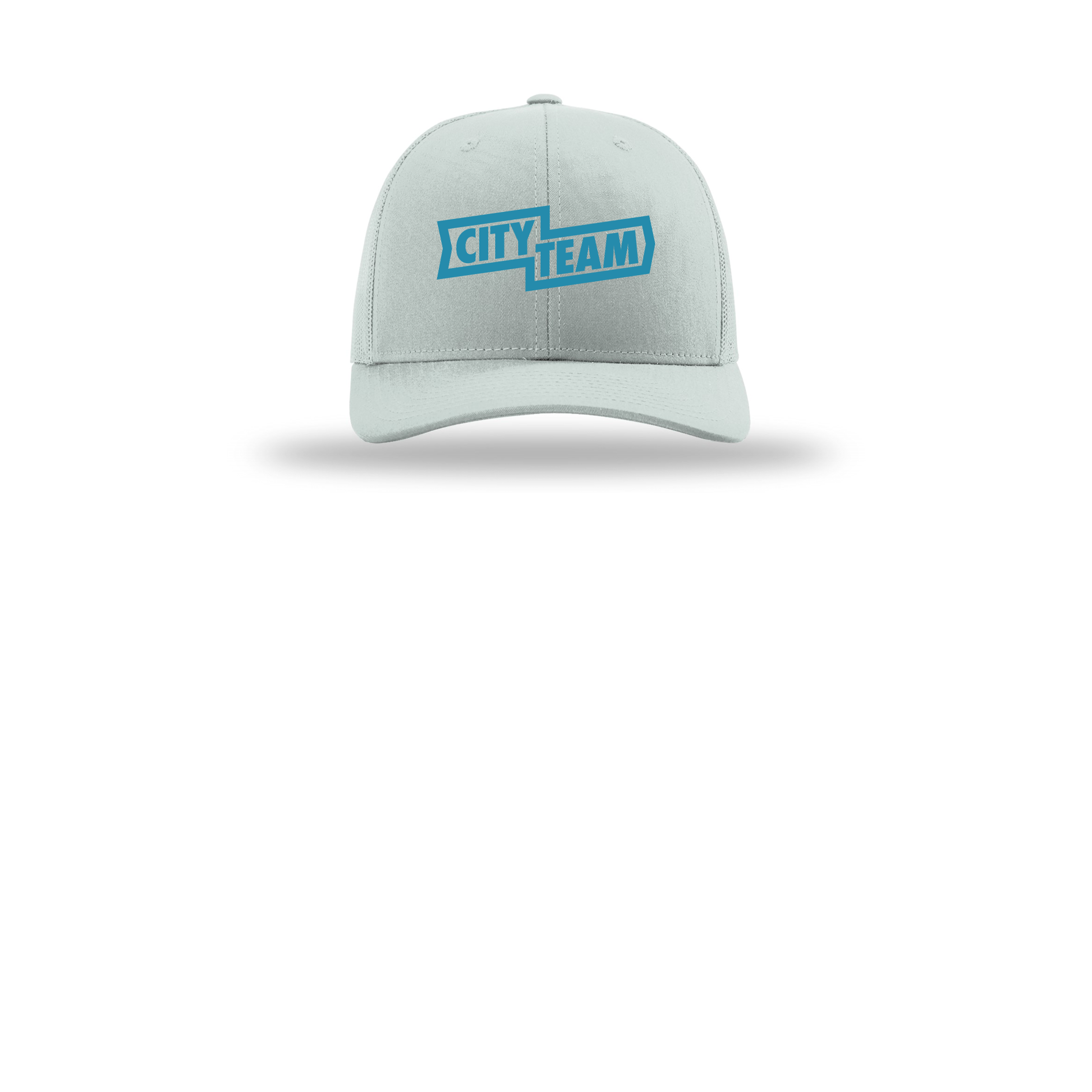 cityteam-richardson-trucker-cap-embroidery-capfront-R112-quarry-flat-front