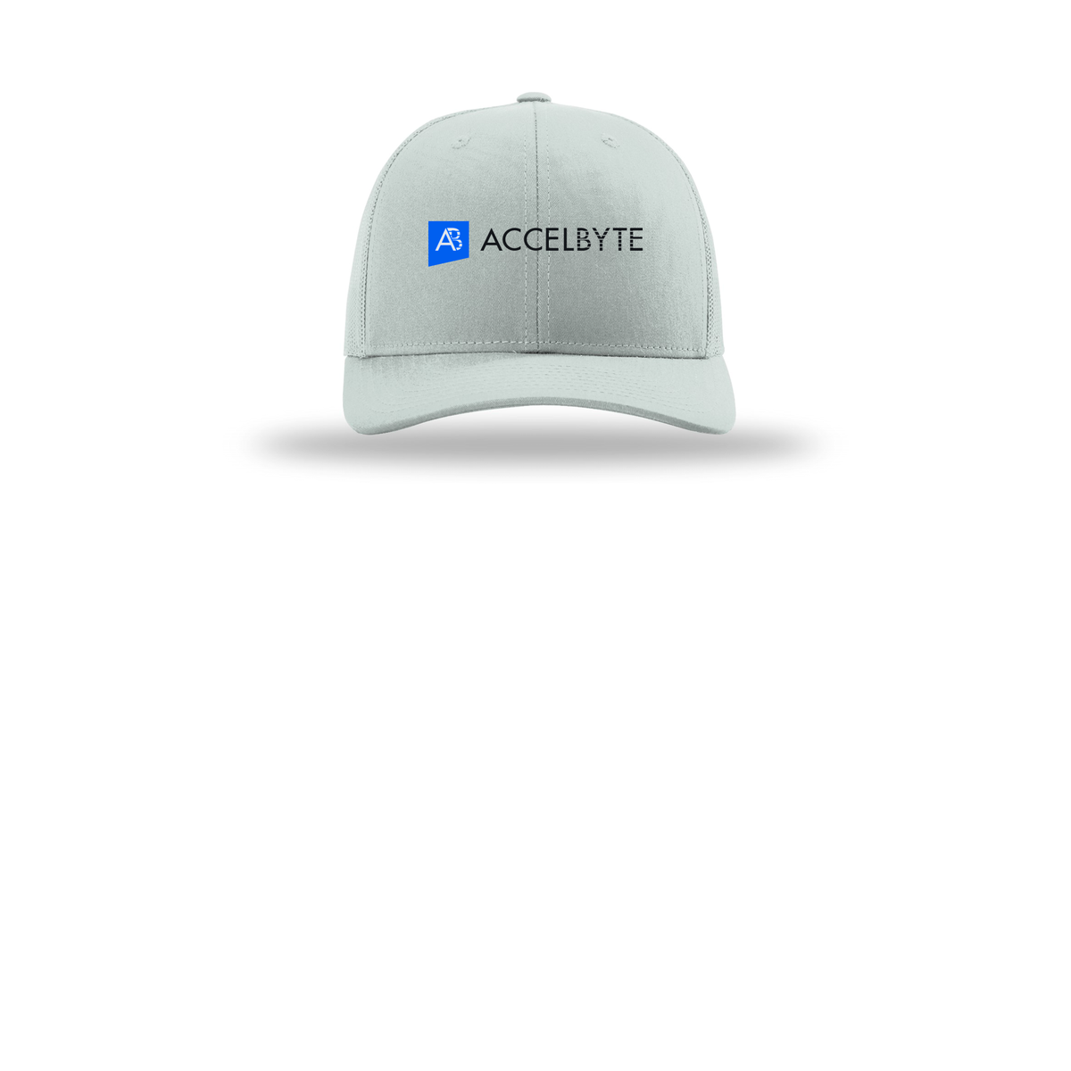 accelbyte-richardson-trucker-cap-embroidery-capfront-R112-quarry-flat-front