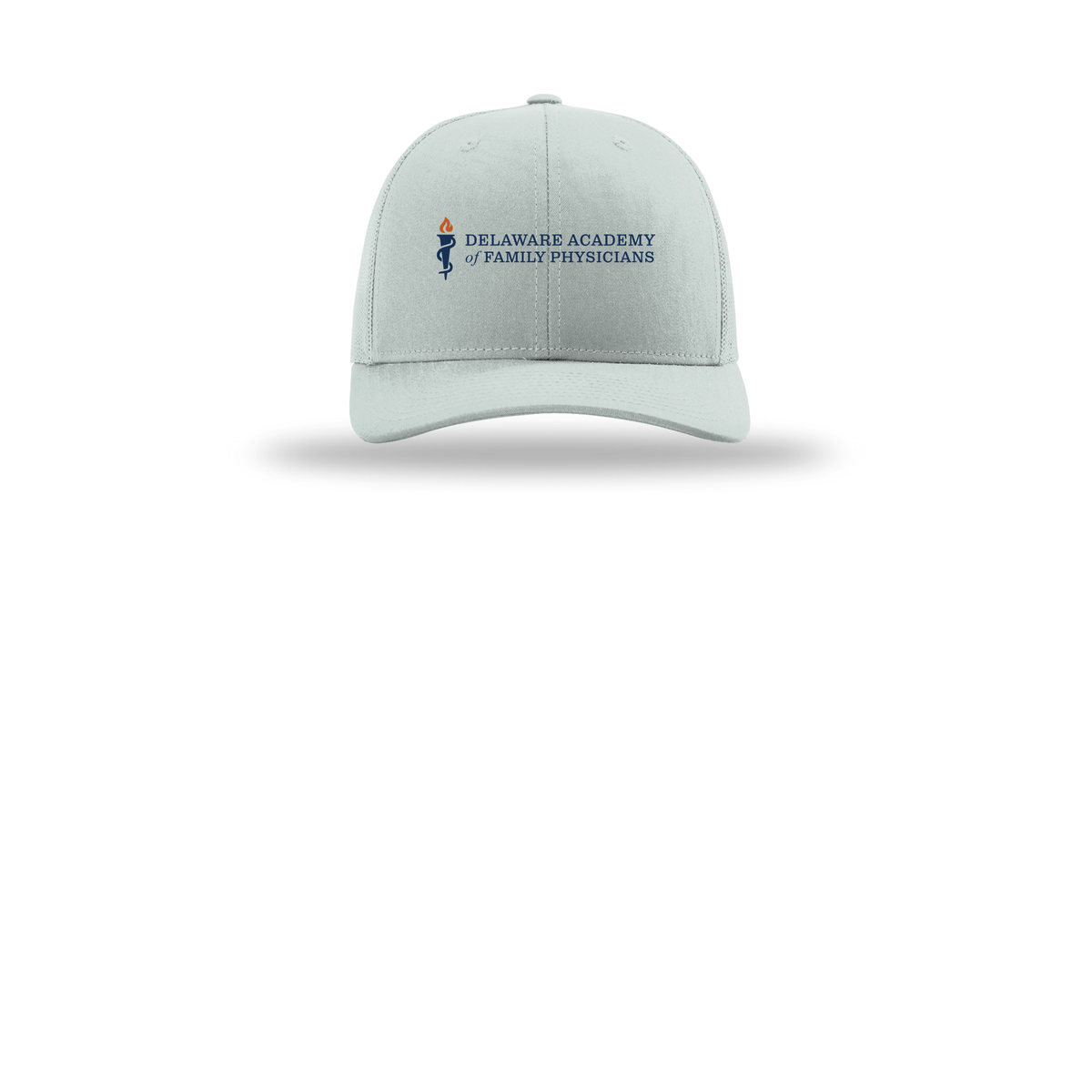 delfamdoc-richardson-trucker-cap-embroidery-capfront-R112-quarry-flat-front