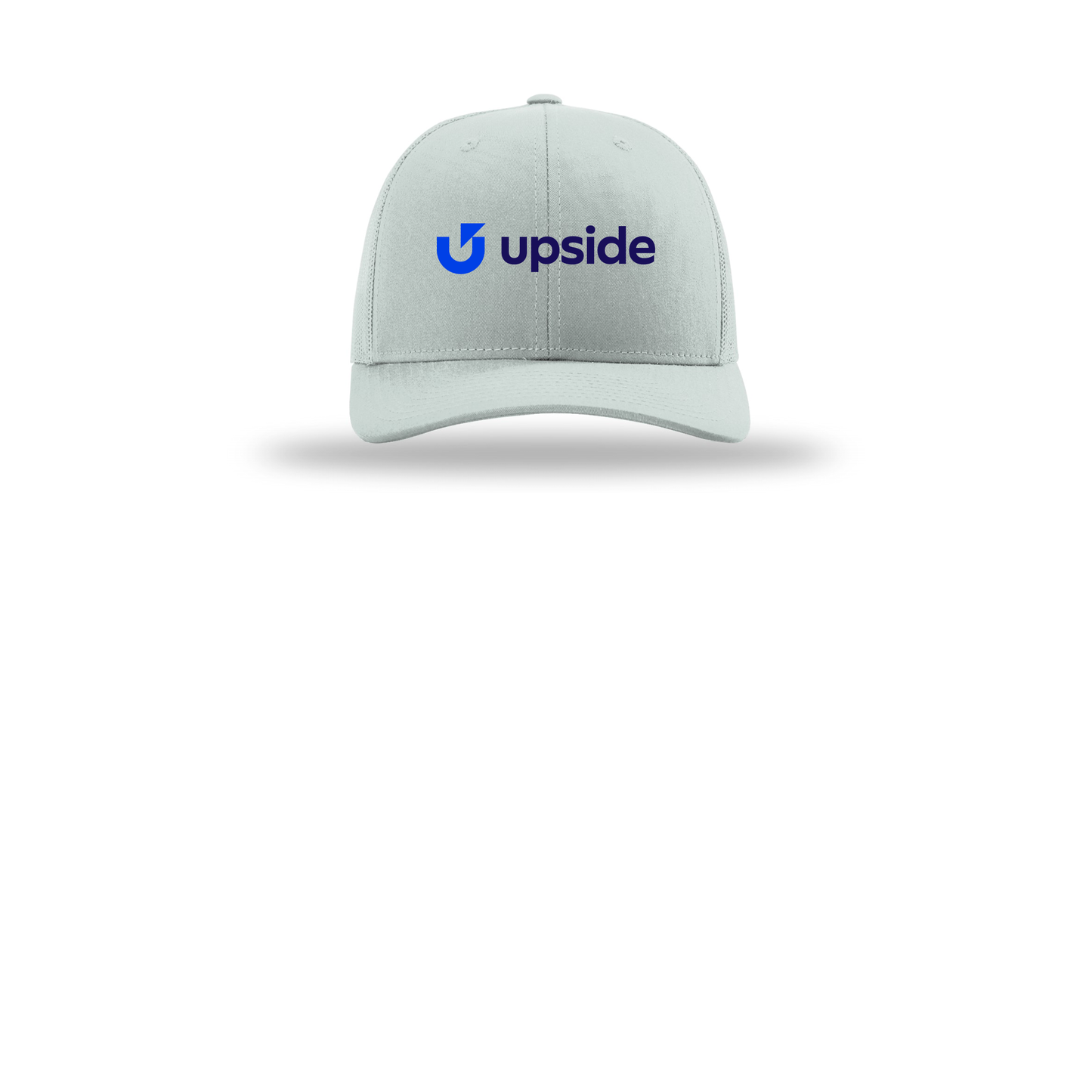 upside-richardson-trucker-cap-embroidery-capfront-R112-quarry-flat-front