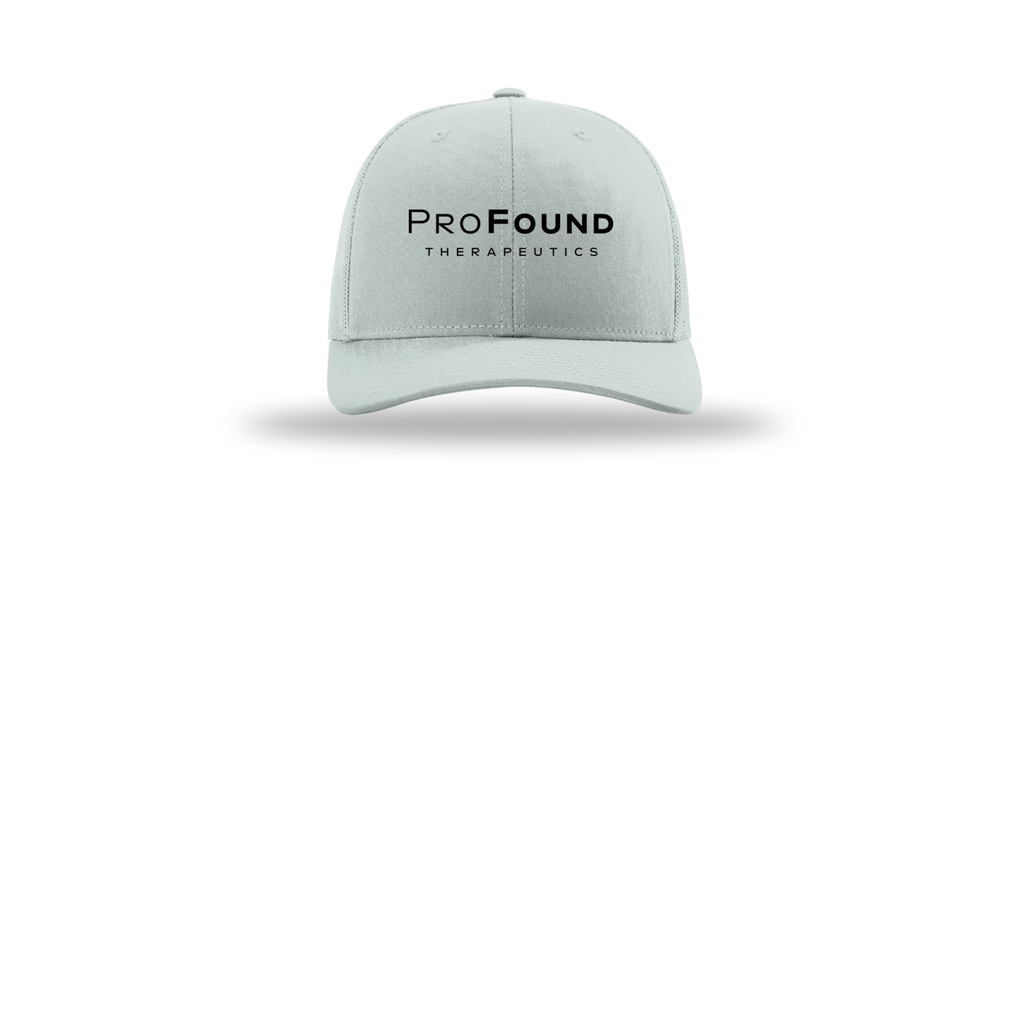 profoundtx-richardson-trucker-cap-embroidery-capfront-R112-quarry-flat-front