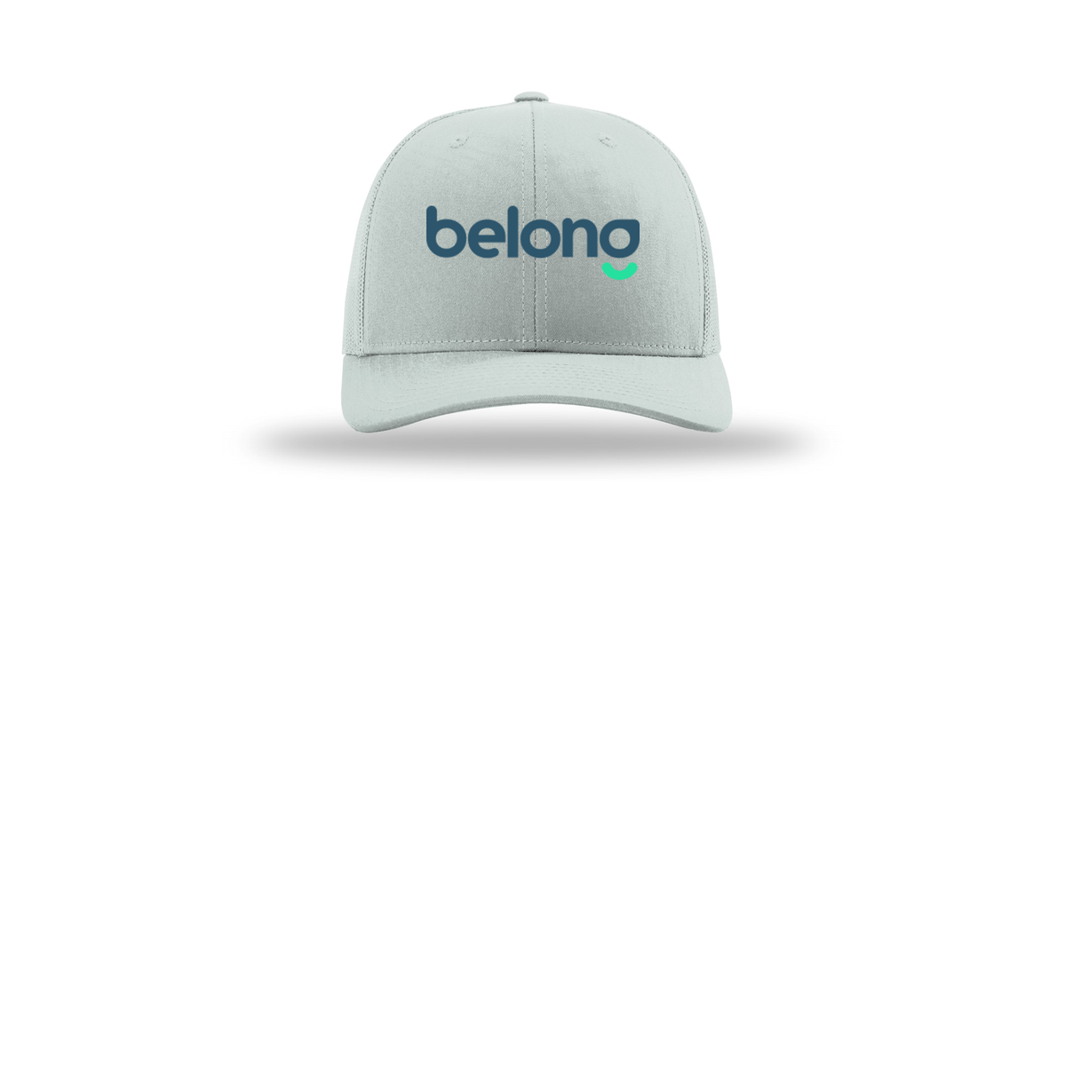 belonghome-richardson-trucker-cap-embroidery-capfront-R112-quarry-flat-front