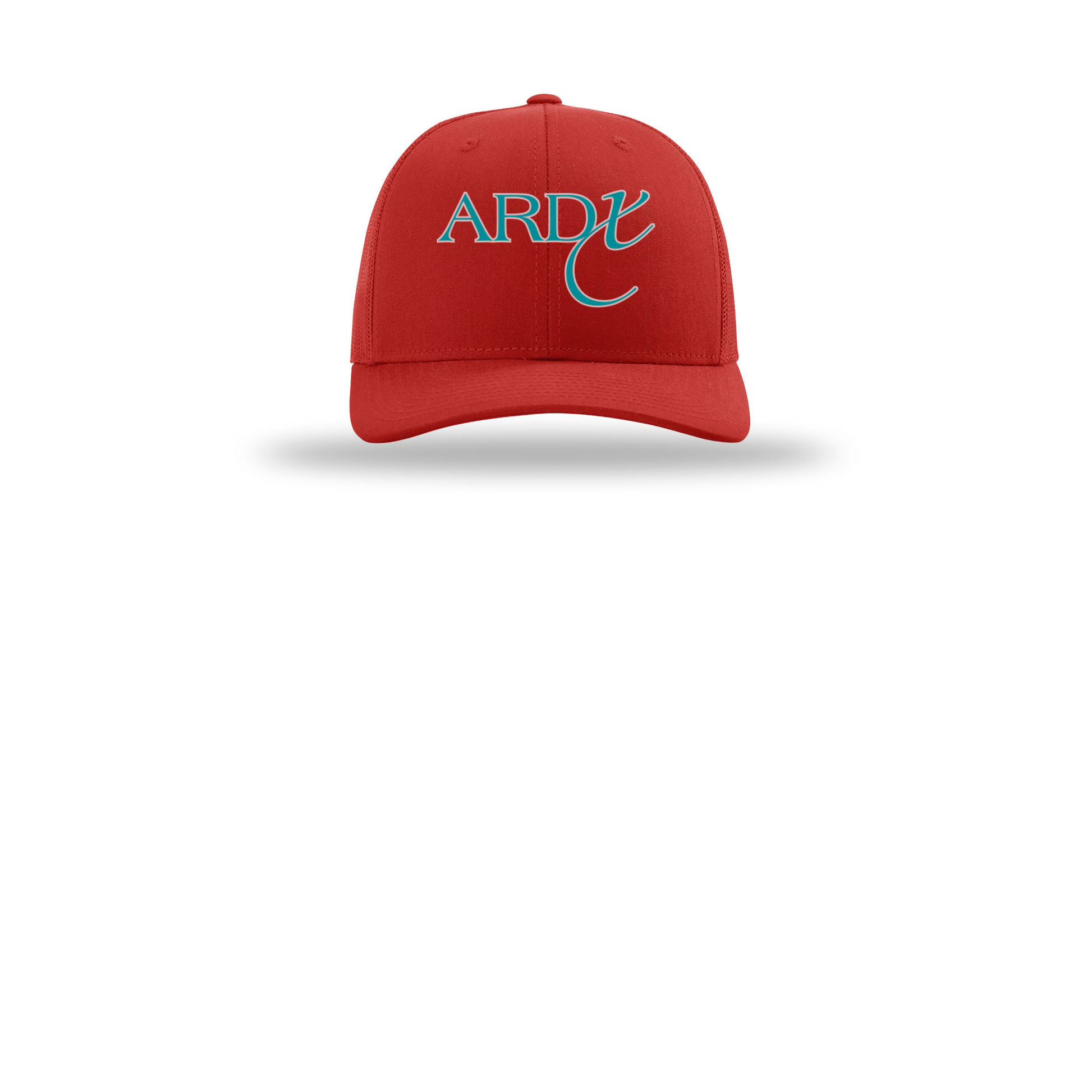 ardx-richardson-trucker-cap-embroidery-capfront-R112-red-flat-front