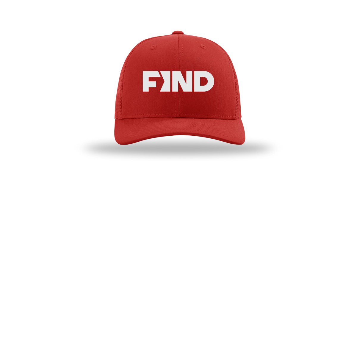 findrealestate-richardson-trucker-cap-embroidery-capfront-R112-red-flat-front
