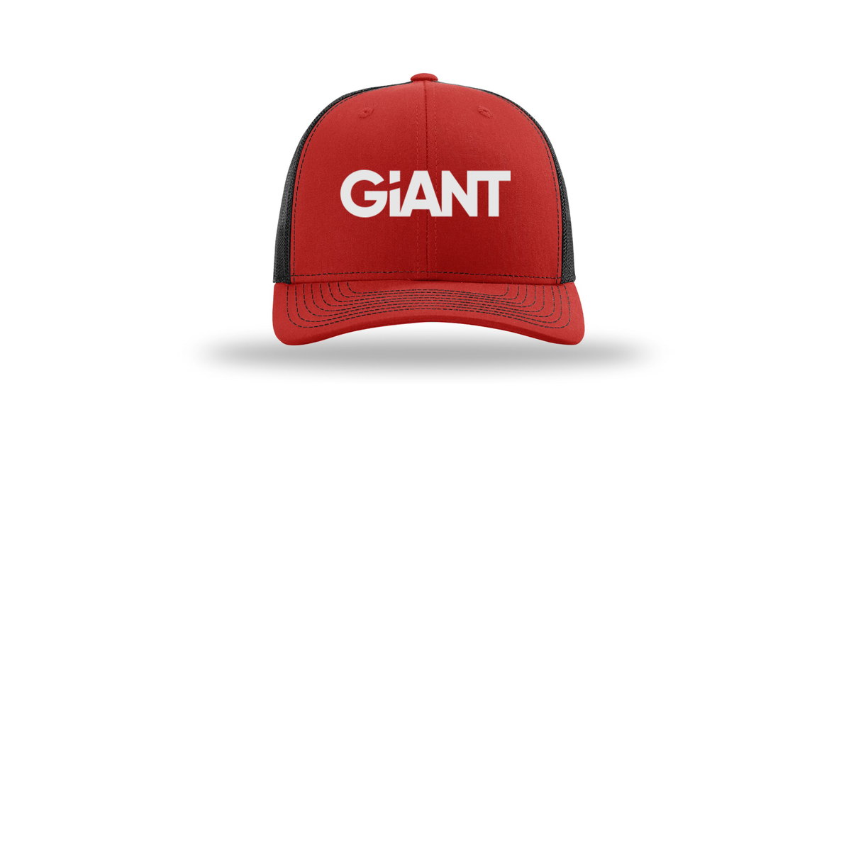 giantworldwide-richardson-trucker-cap-embroidery-capfront-R112-redblack-flat-front