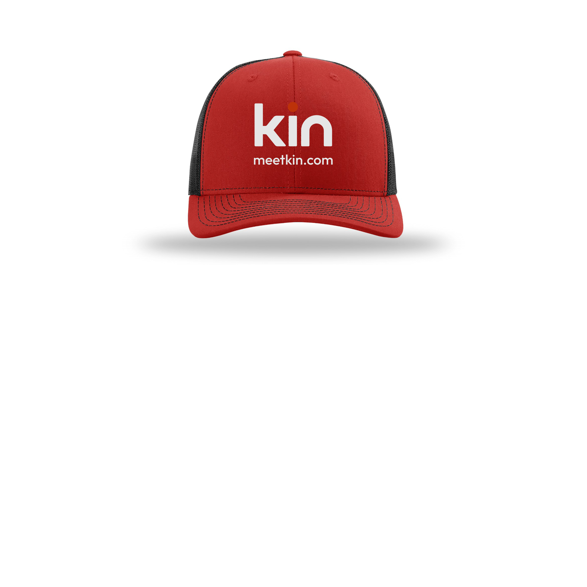 kin-richardson-trucker-cap-embroidery-capfront-R112-redblack-flat-front