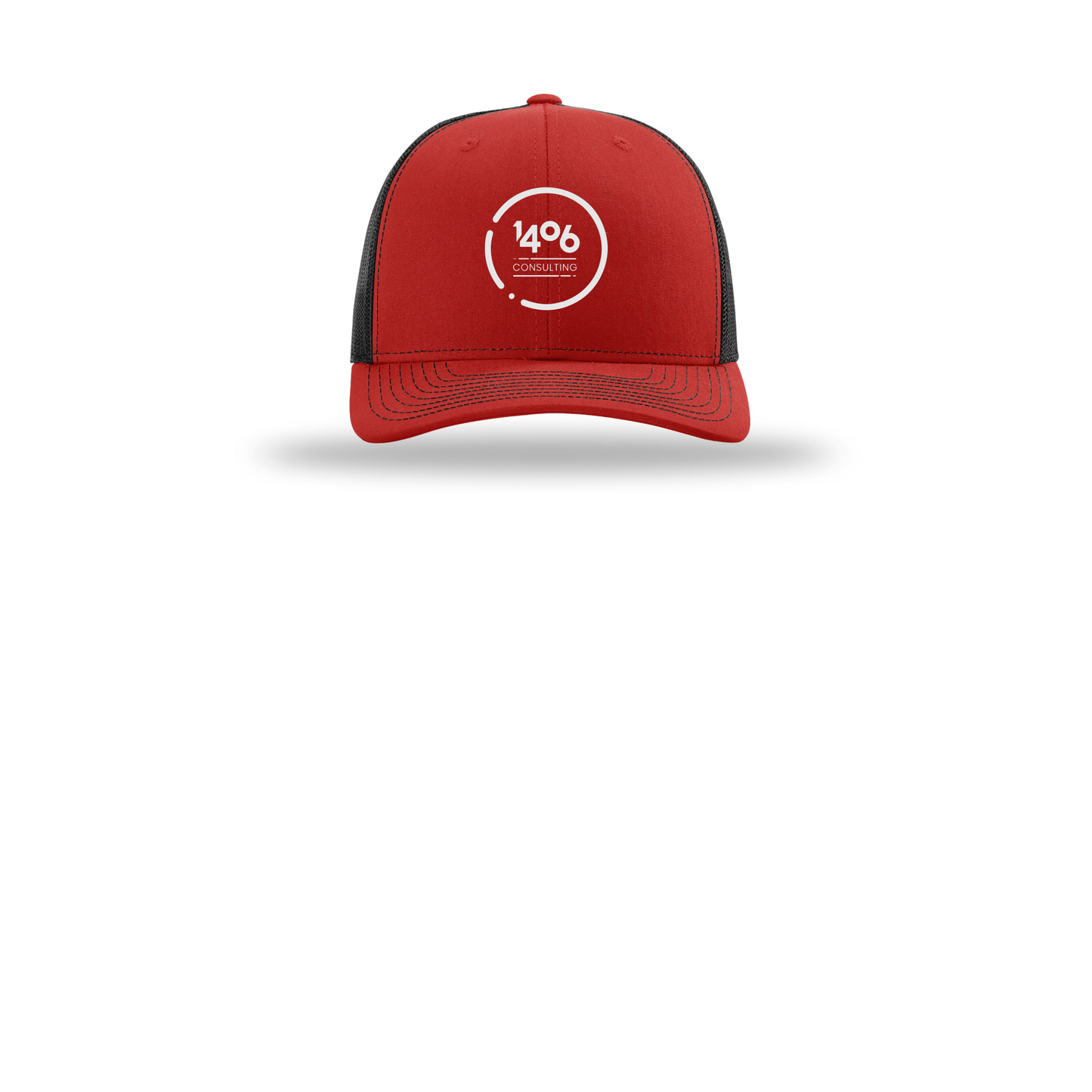 1406consulting-richardson-trucker-cap-embroidery-capfront-R112-redblack-flat-front