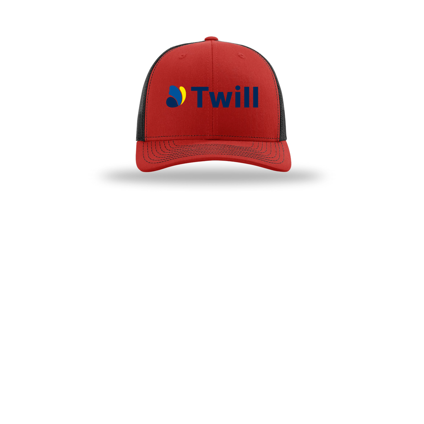 withtwill-richardson-trucker-cap-embroidery-capfront-R112-redblack-flat-front
