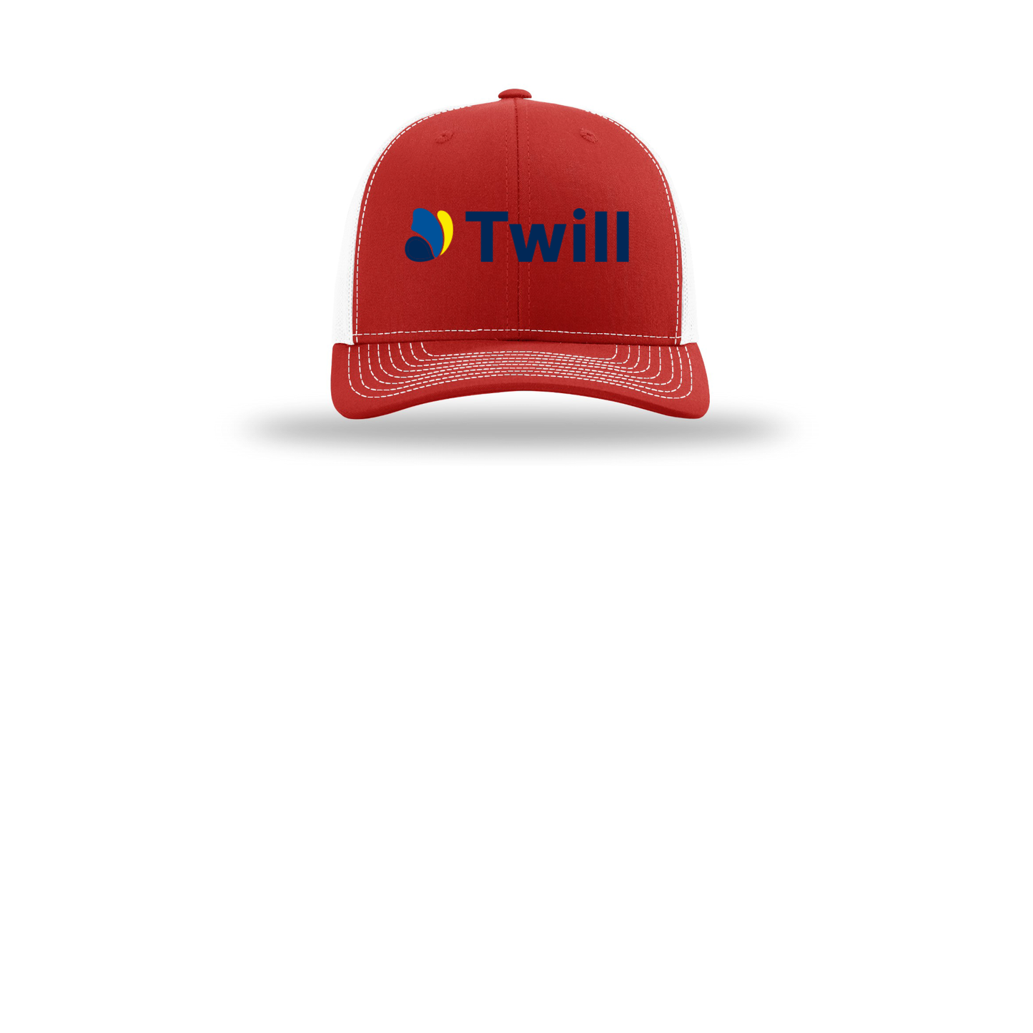 withtwill-richardson-trucker-cap-embroidery-capfront-R112-redwhite-flat-front