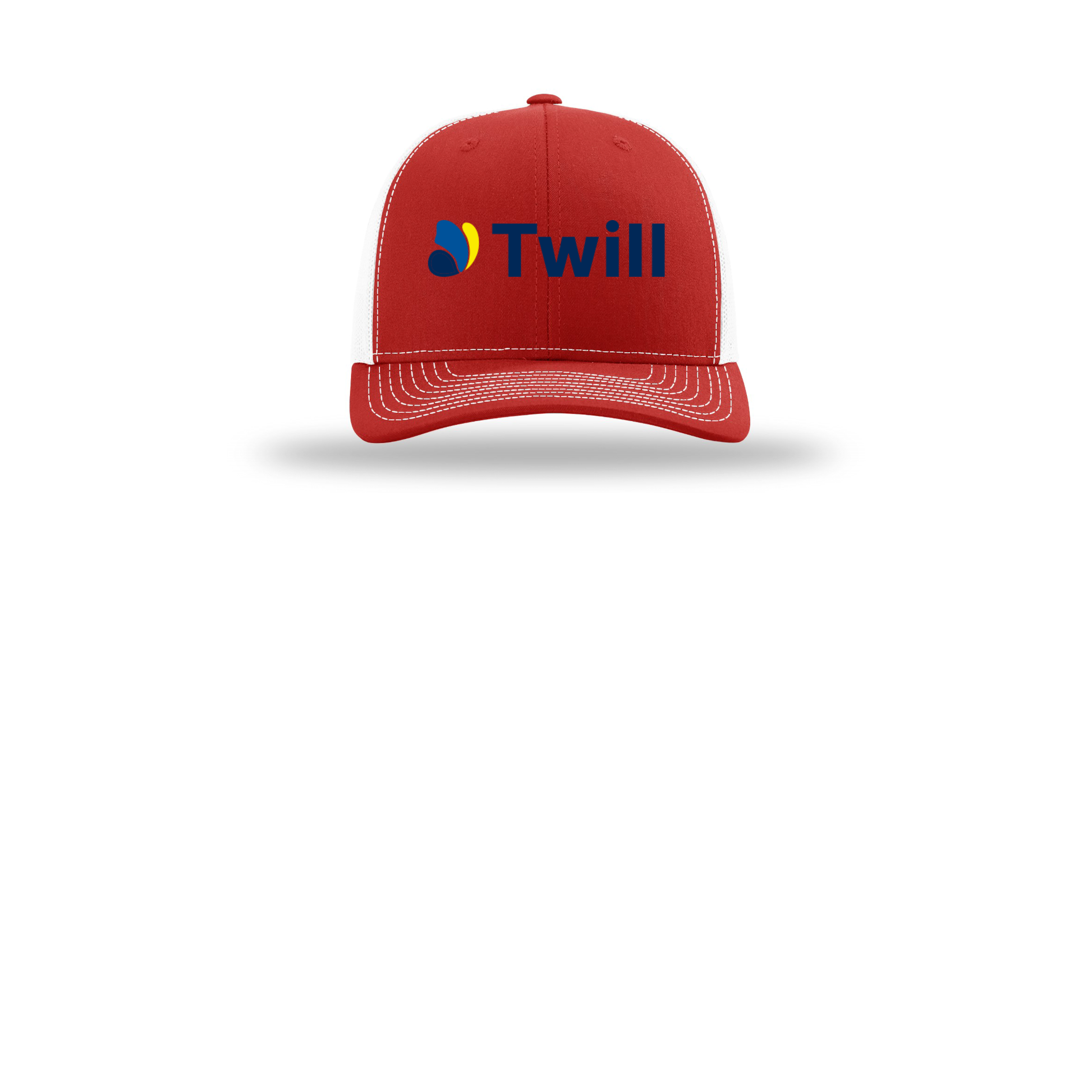 withtwill-richardson-trucker-cap-embroidery-capfront-R112-redwhite-flat-front