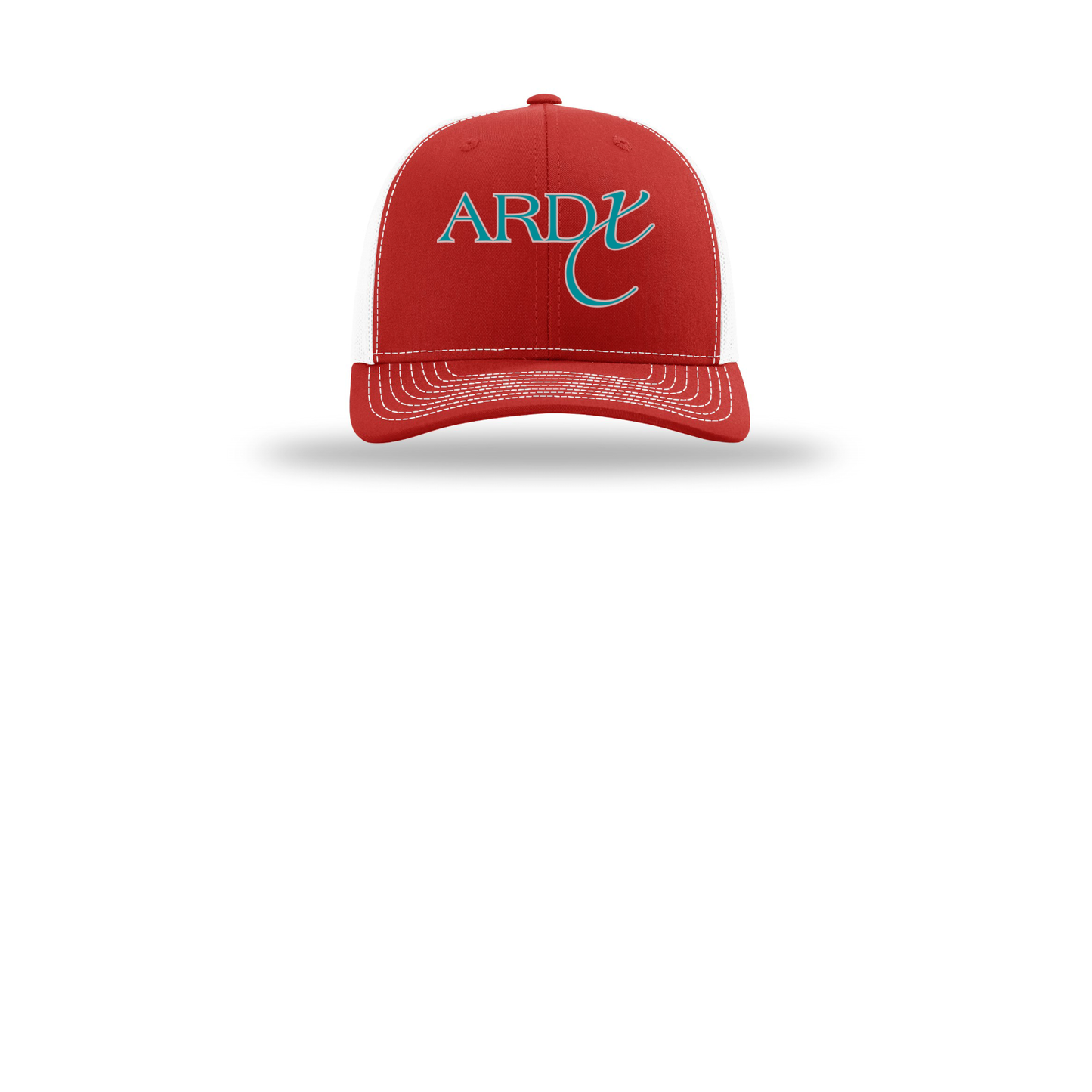 ardx-richardson-trucker-cap-embroidery-capfront-R112-redwhite-flat-front