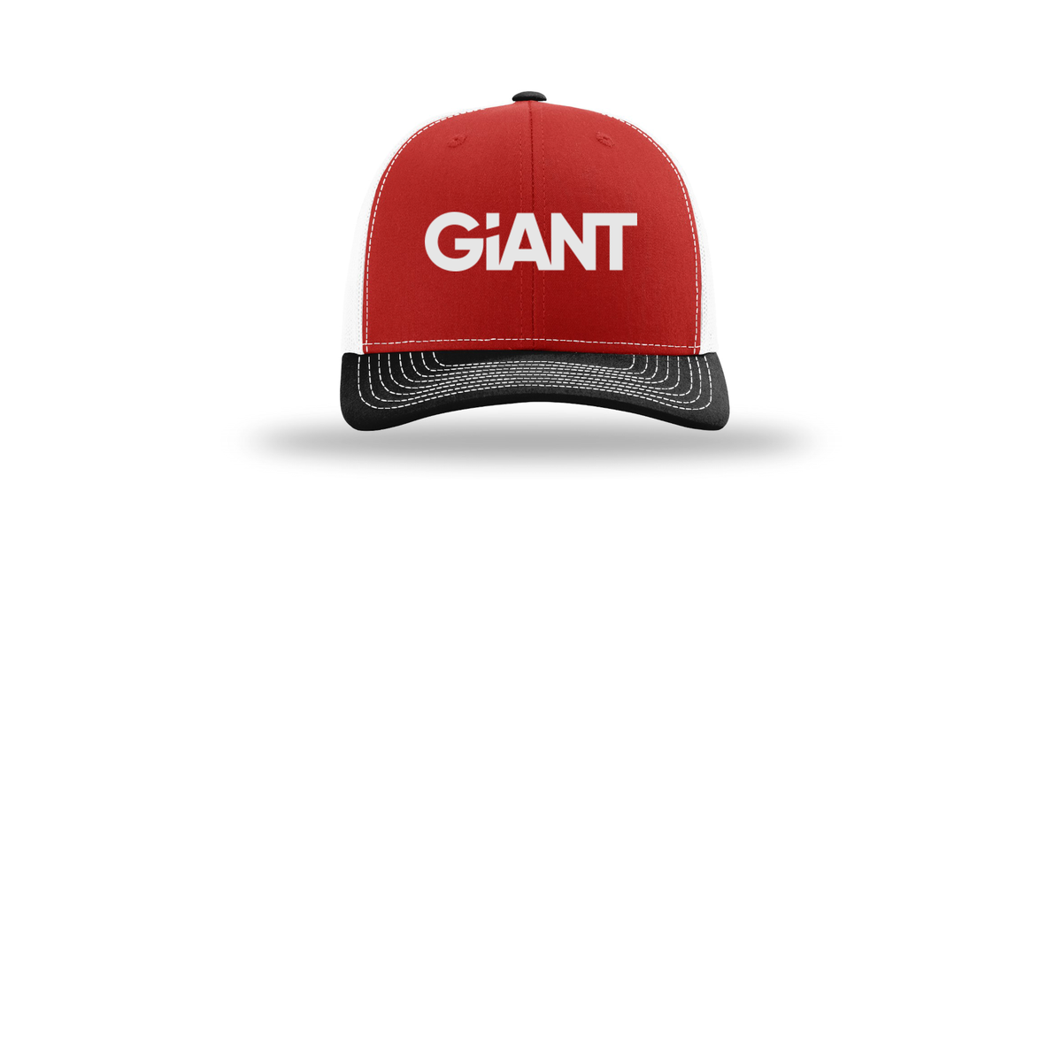 giantworldwide-richardson-trucker-cap-embroidery-capfront-R112-redwhiteblack-flat-front