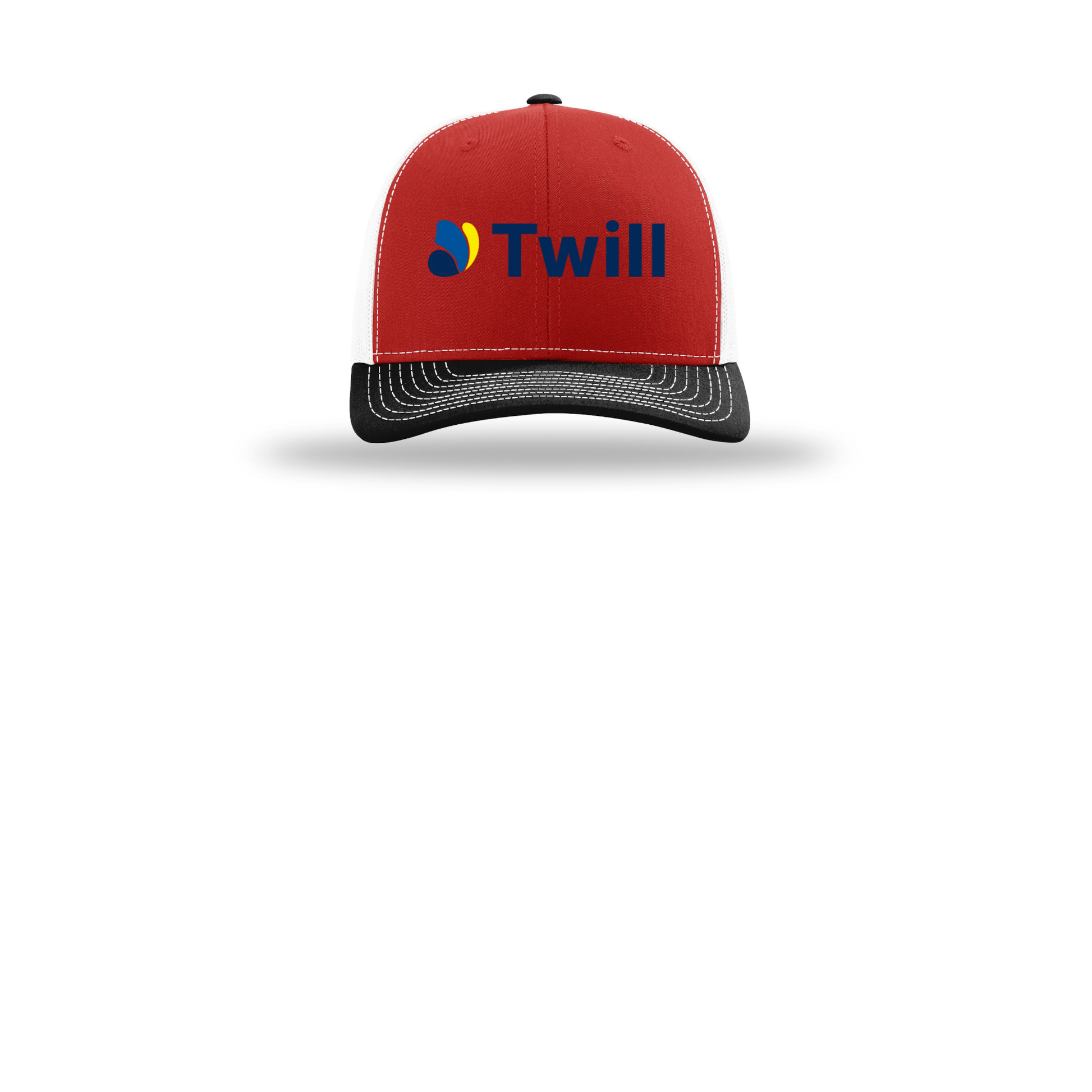 withtwill-richardson-trucker-cap-embroidery-capfront-R112-redwhiteblack-flat-front